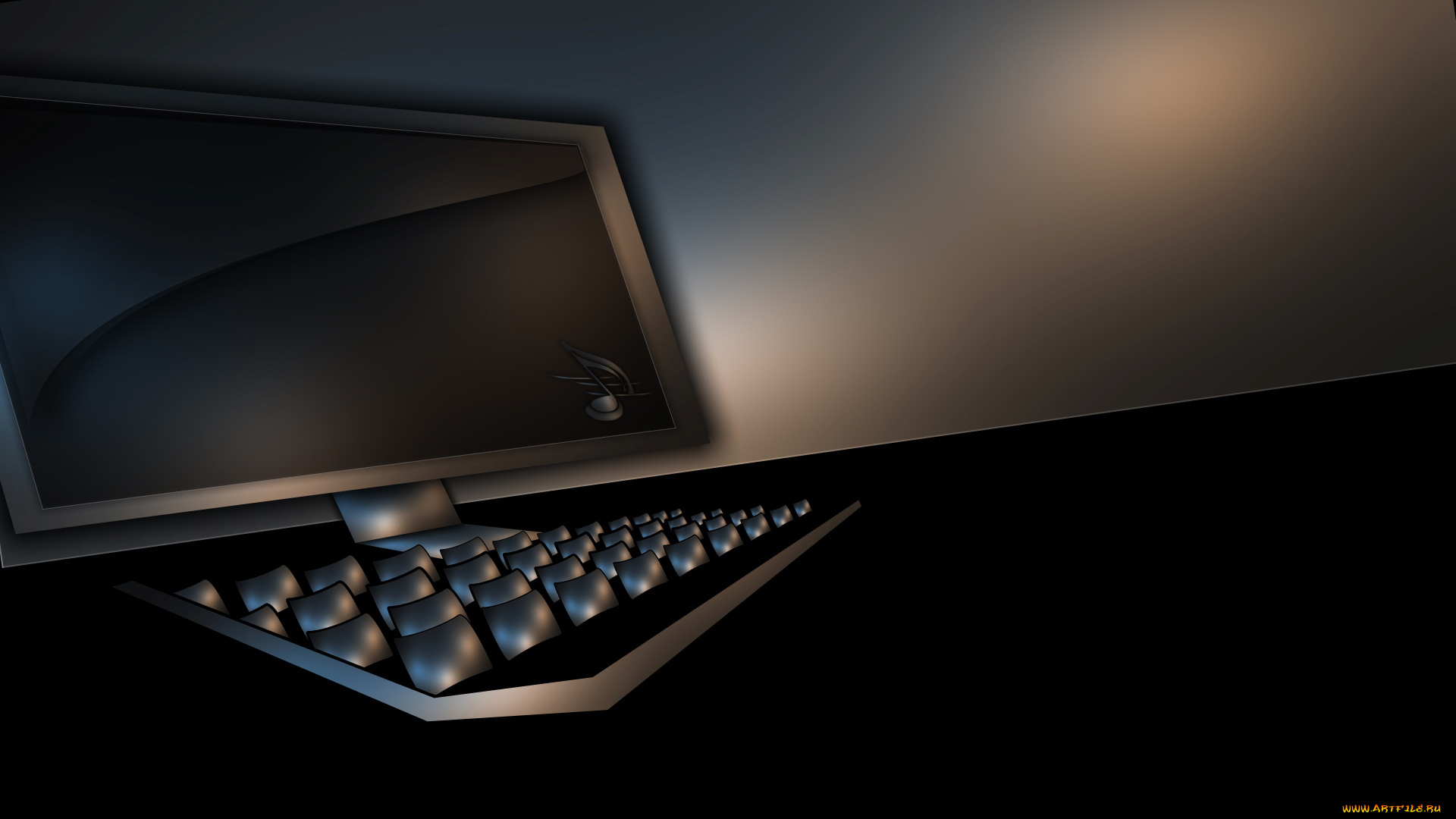 3д, графика, modeling, моделирование, монитор