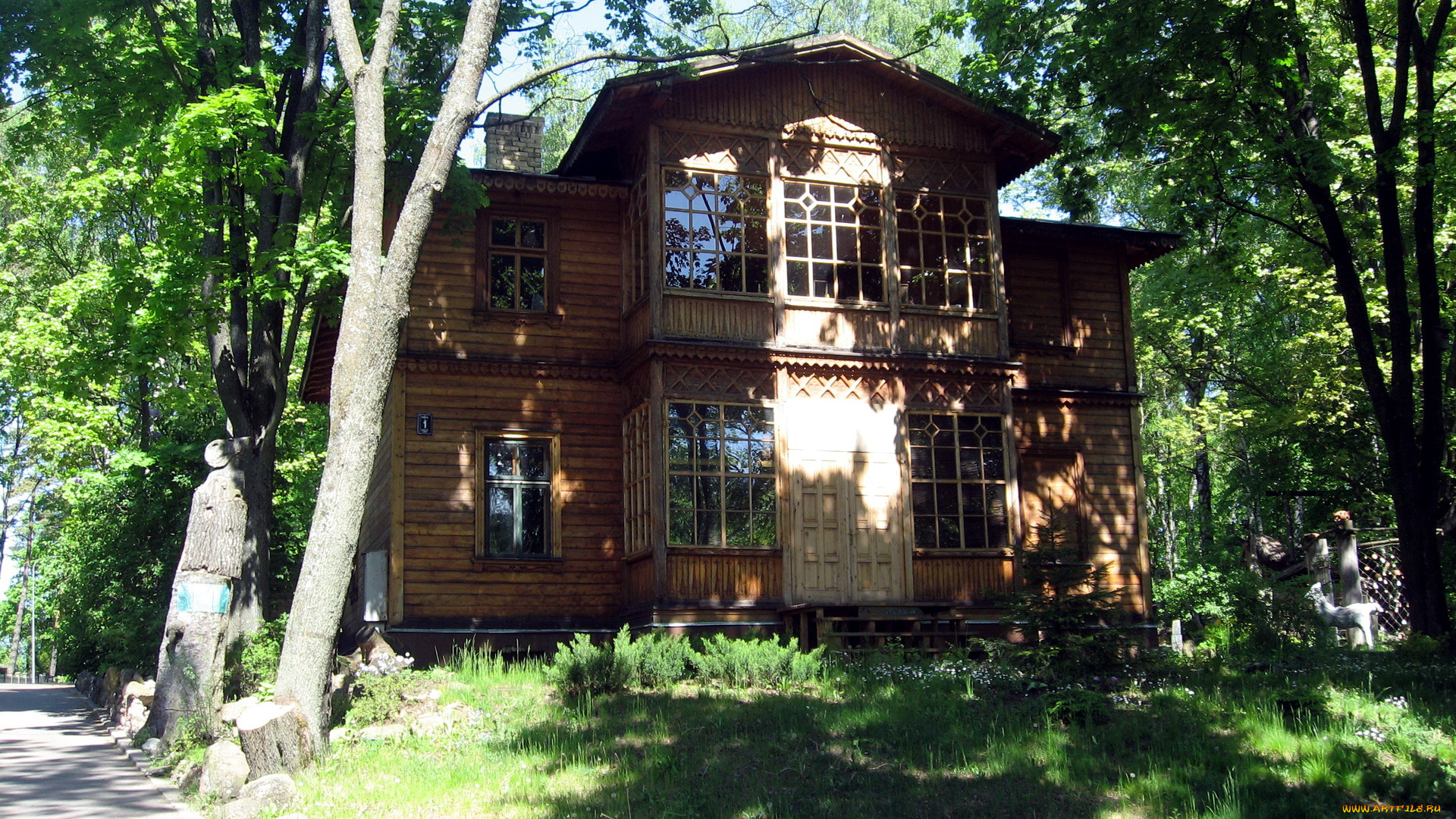латвия, jurmala, разное, сооружения, постройки, дом, лес