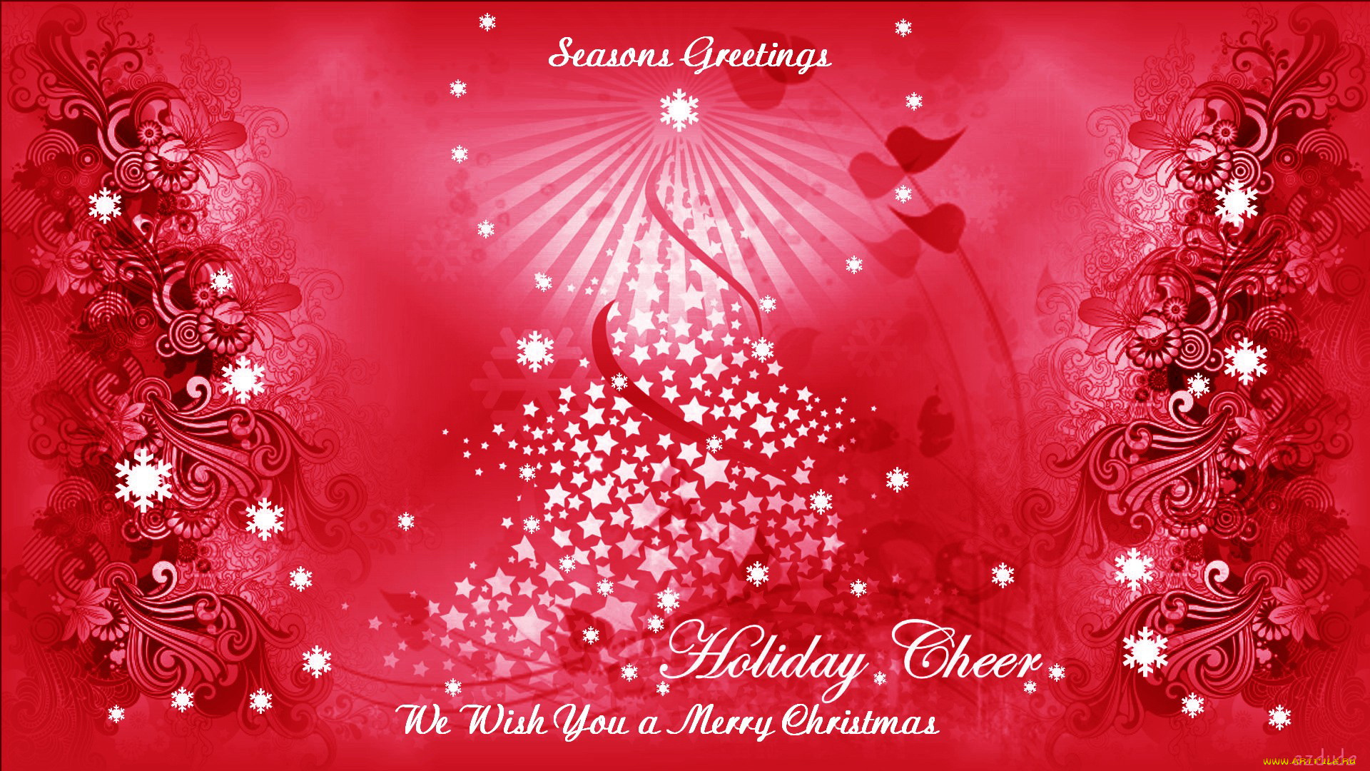 праздничные, векторная, графика, новый, год, цветы, елка