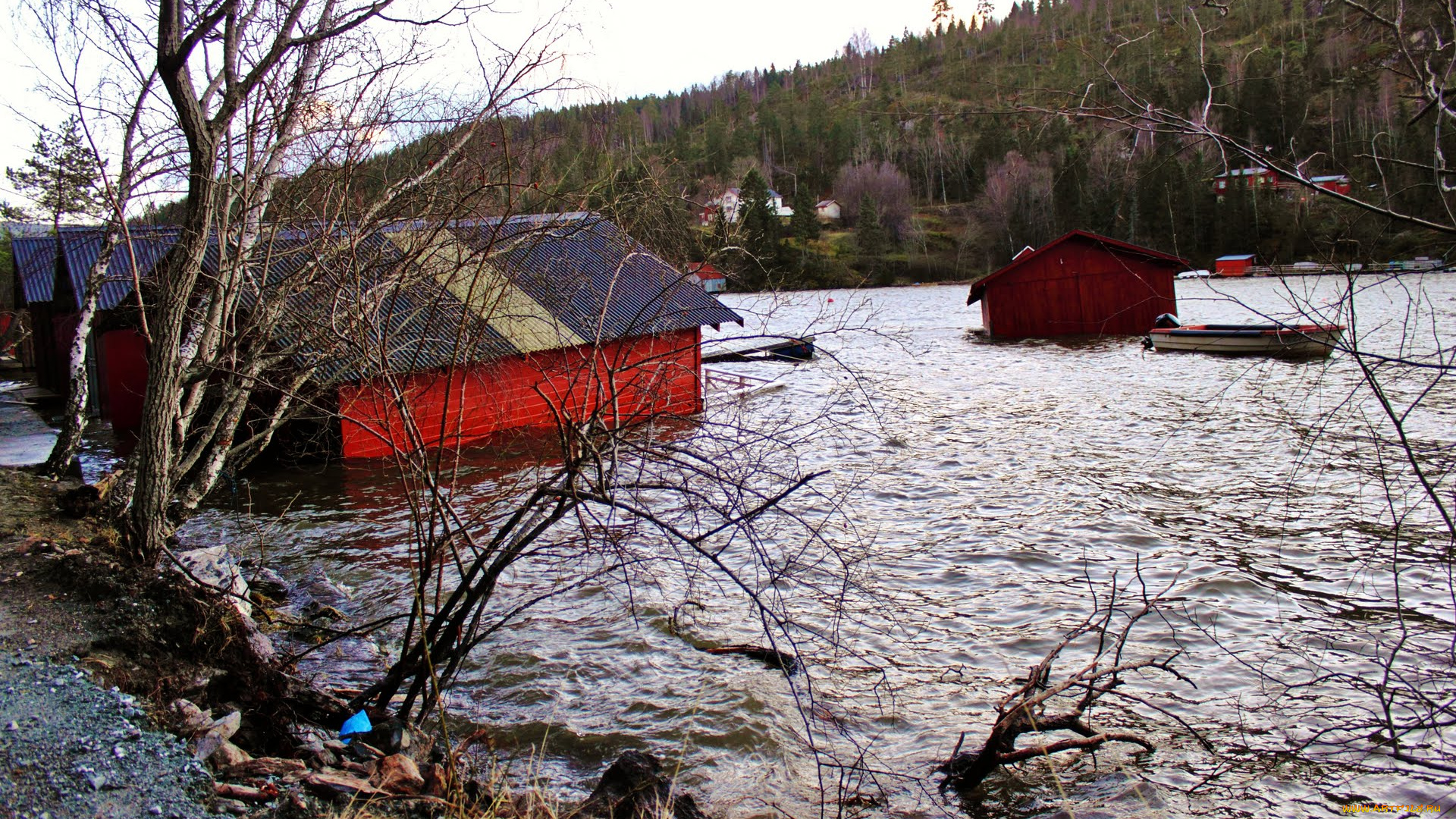 природа, реки, озера, норвегия