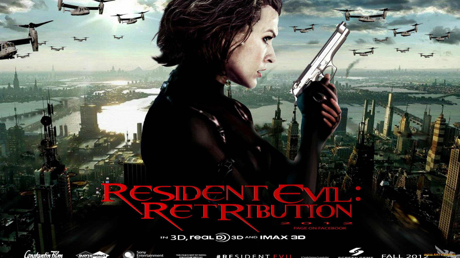 resident, evil, retribution, кино, фильмы