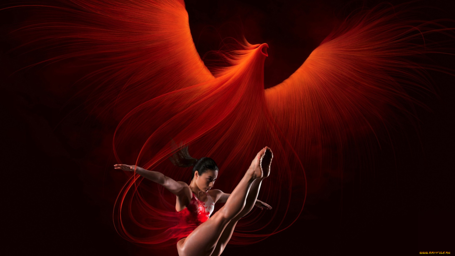 спорт, гимнастика, гимнастка