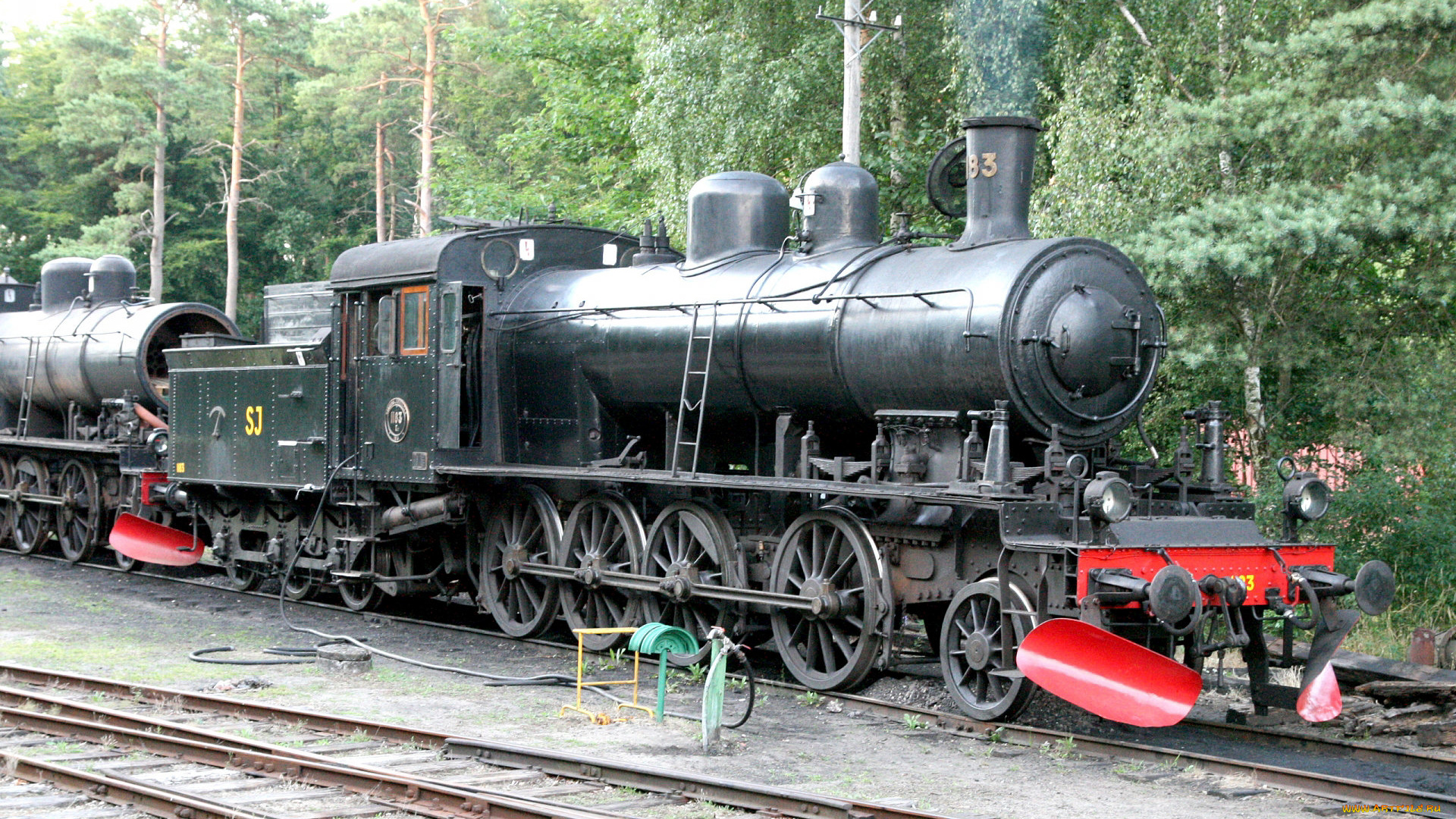 техника, паровозы, рельсы, тендер, паровоз