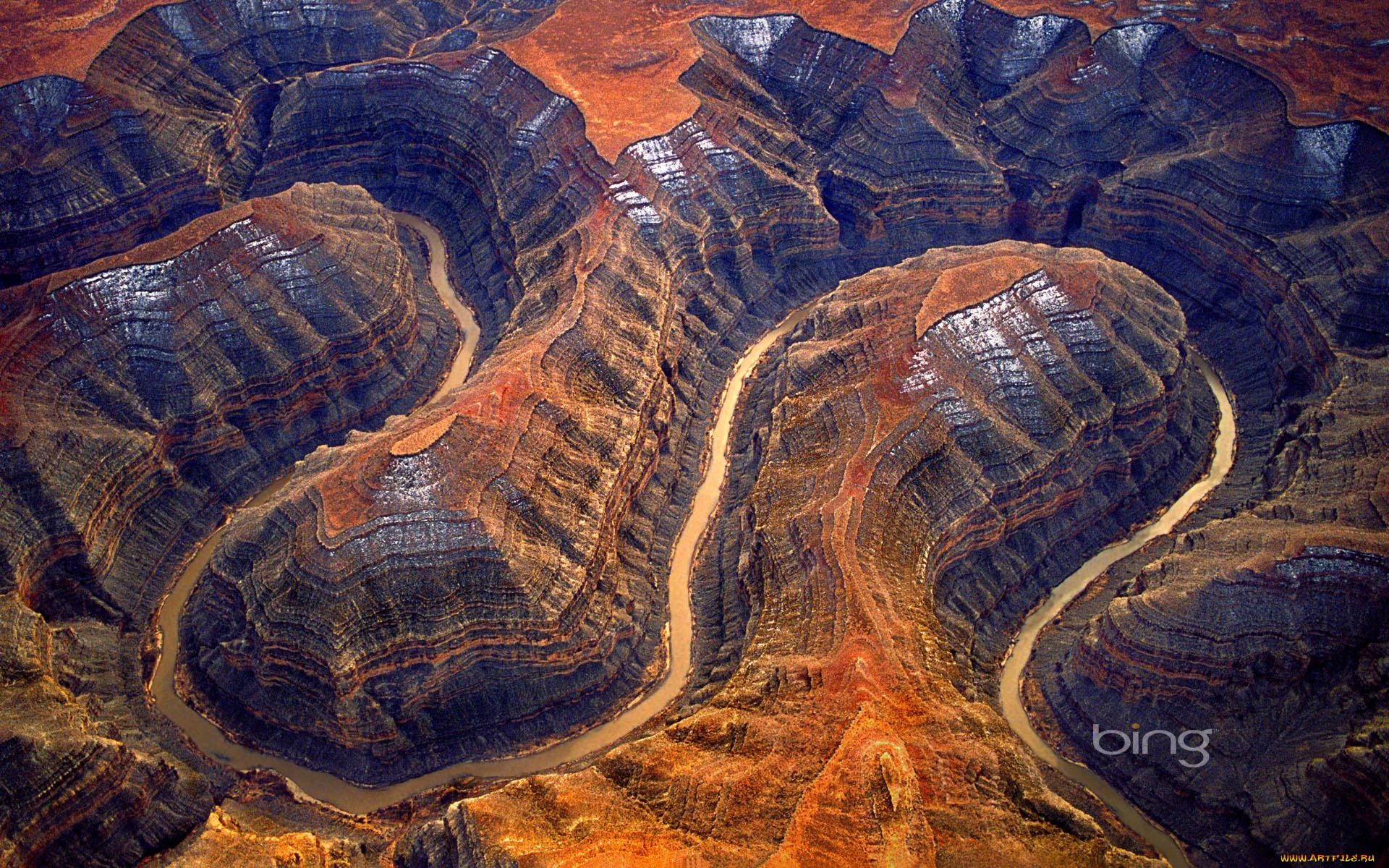 природа, горы, река