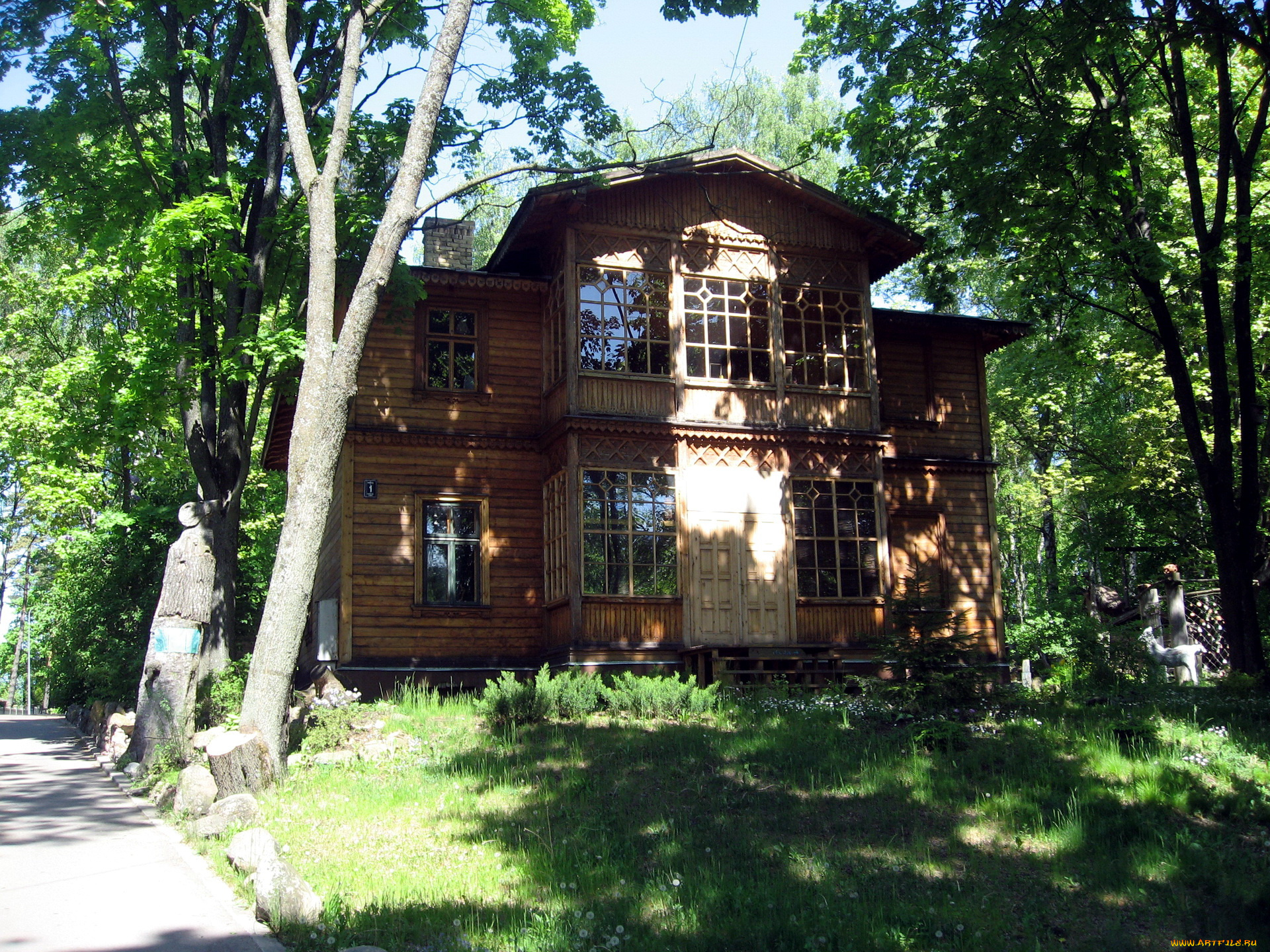 латвия, jurmala, разное, сооружения, постройки, дом, лес