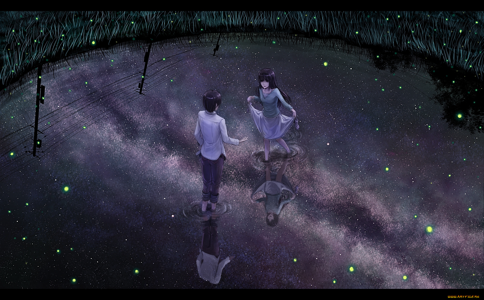 аниме, *unknown, другое, парень, девушка