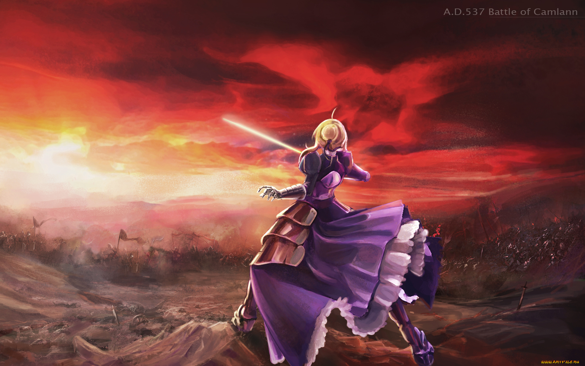 saber, аниме, fate, stay, night