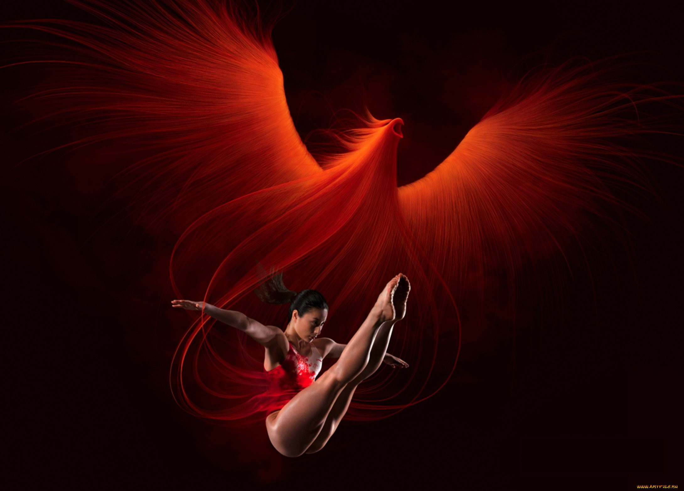 спорт, гимнастика, гимнастка