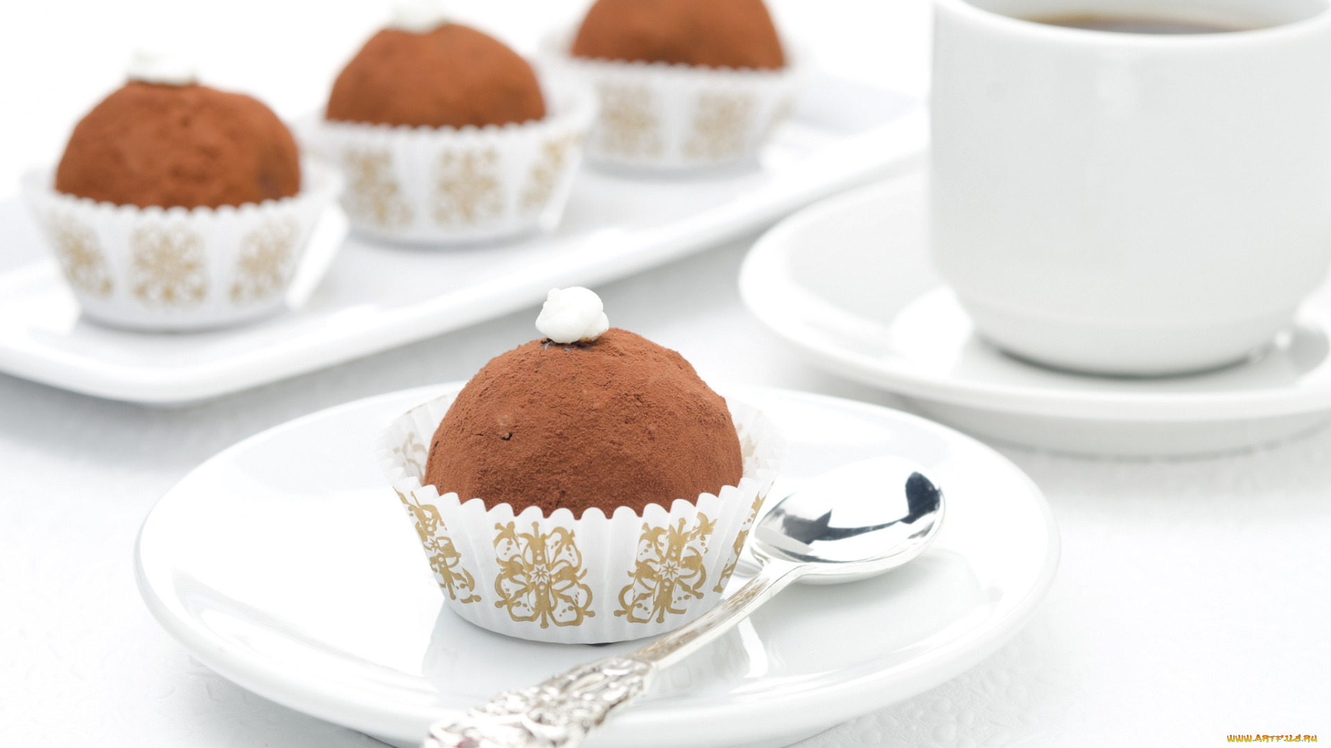 еда, конфеты, шоколад, сладости, трюфель