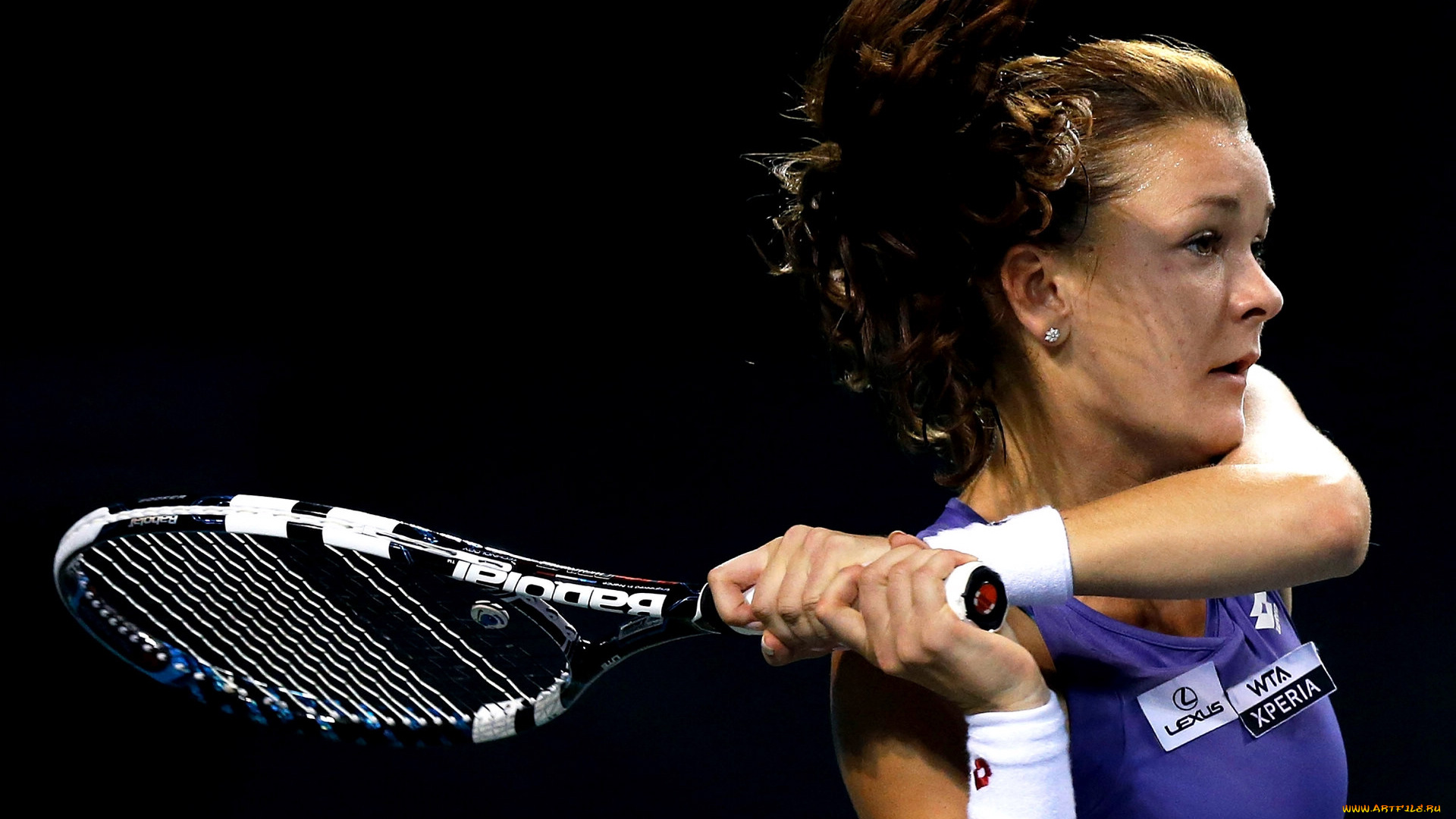 спорт, теннис, девушка, ракетка