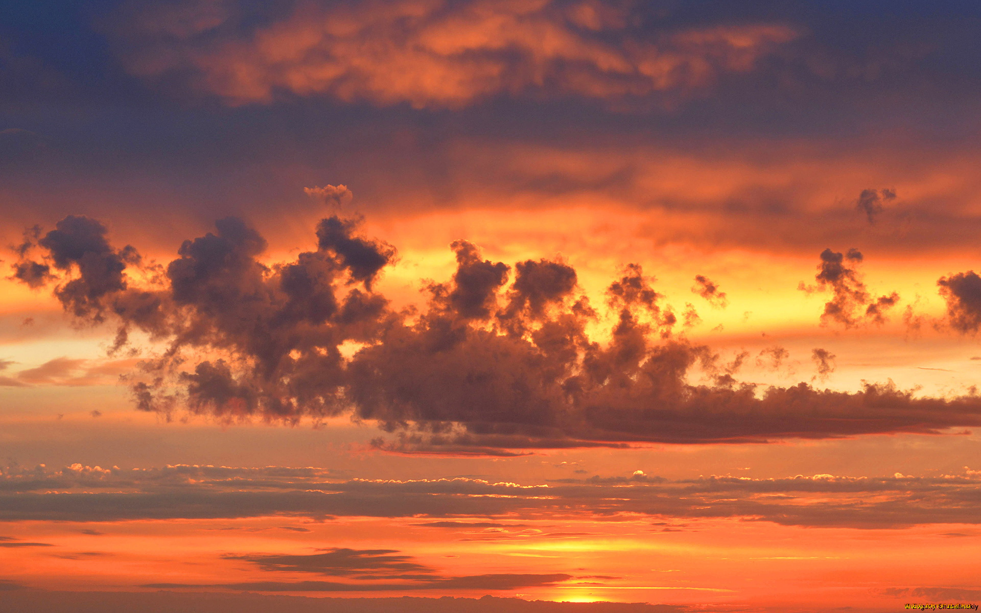 природа, облака