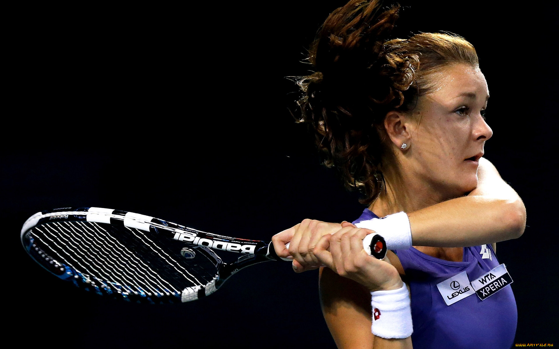 спорт, теннис, девушка, ракетка