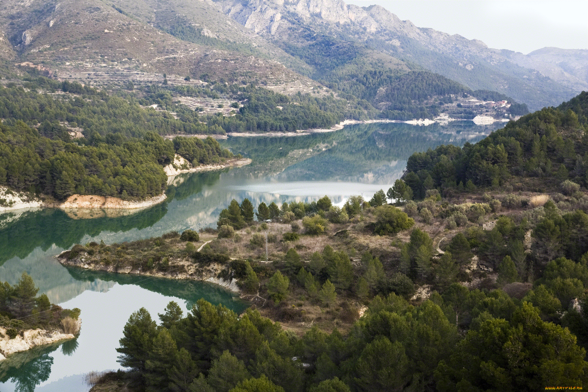 guadalest, river, valencia, spain, природа, реки, озера, горы, валенсия, испания, леса, река, гвадалест