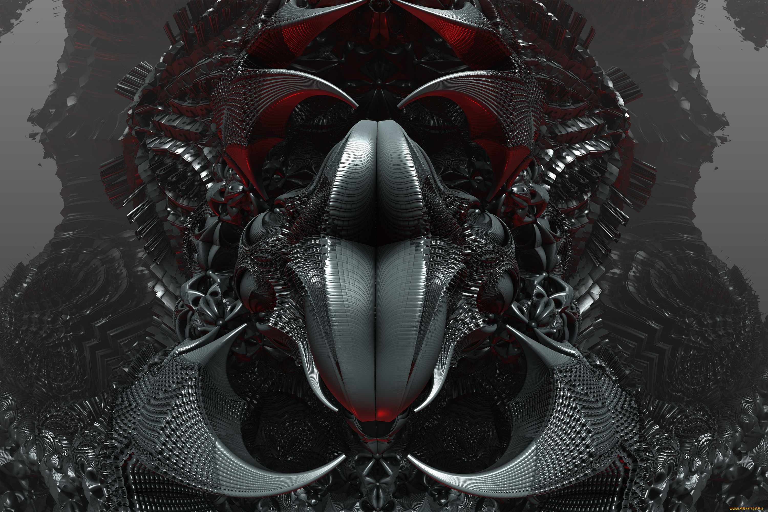 3д, графика, fractal, фракталы, фон, цвет, узор