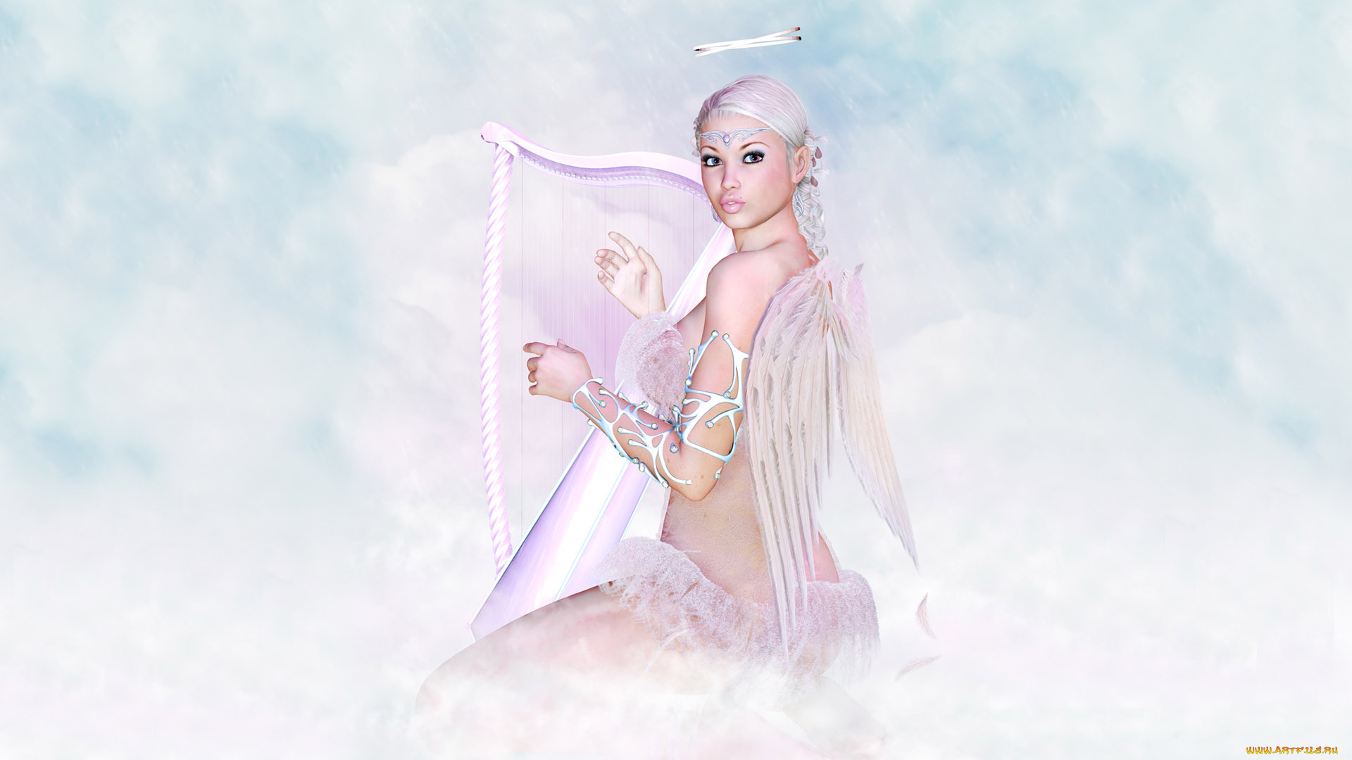 3д, графика, ангел, , angel, ангел