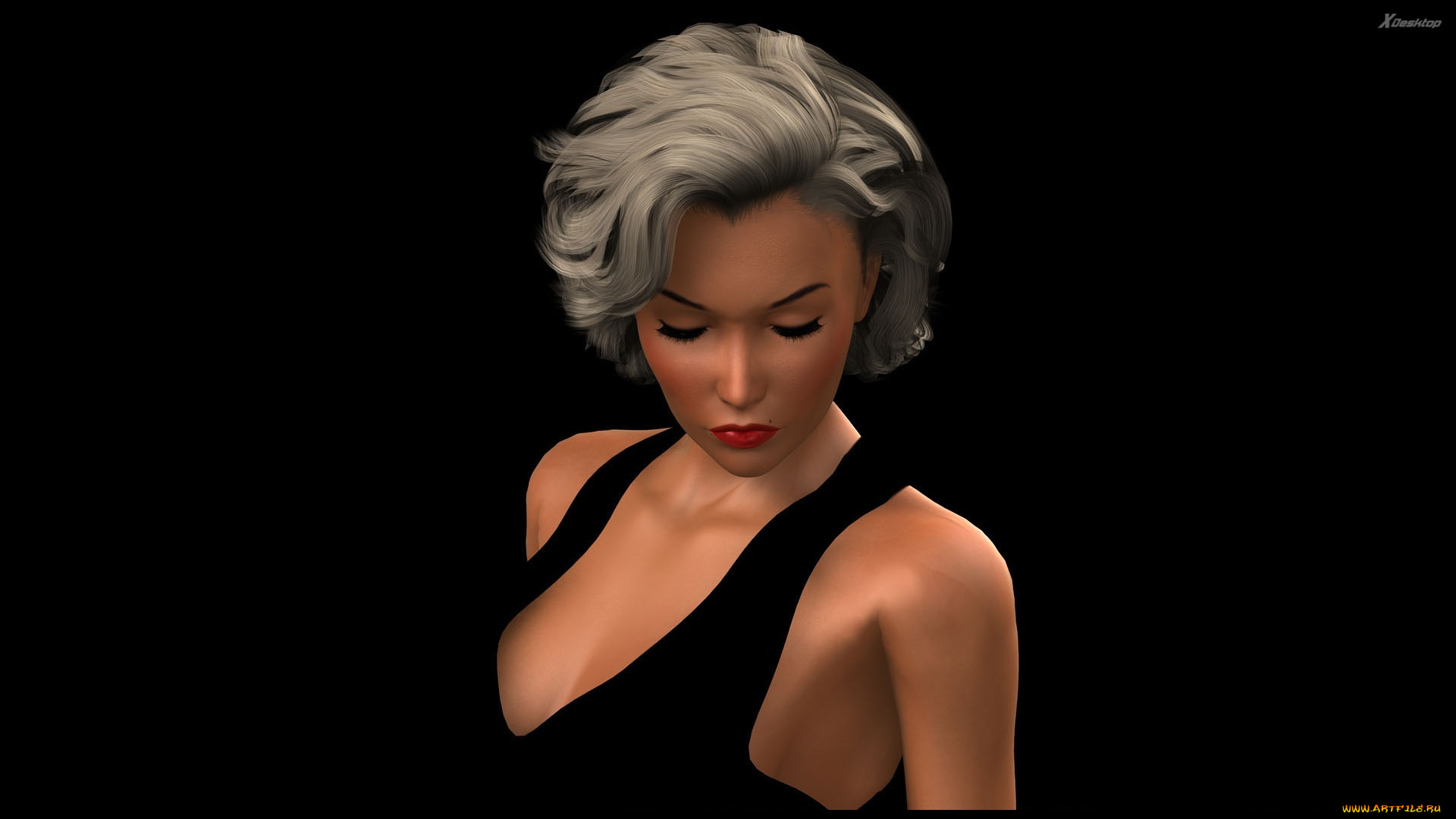 3д, графика, портрет, , portraits, взгляд