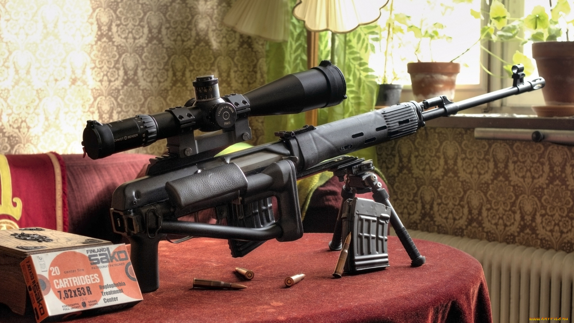 svds, оружие, винтовки, с, прицеломприцелы, снайперка, оптика, прицел, сошки, винтовка