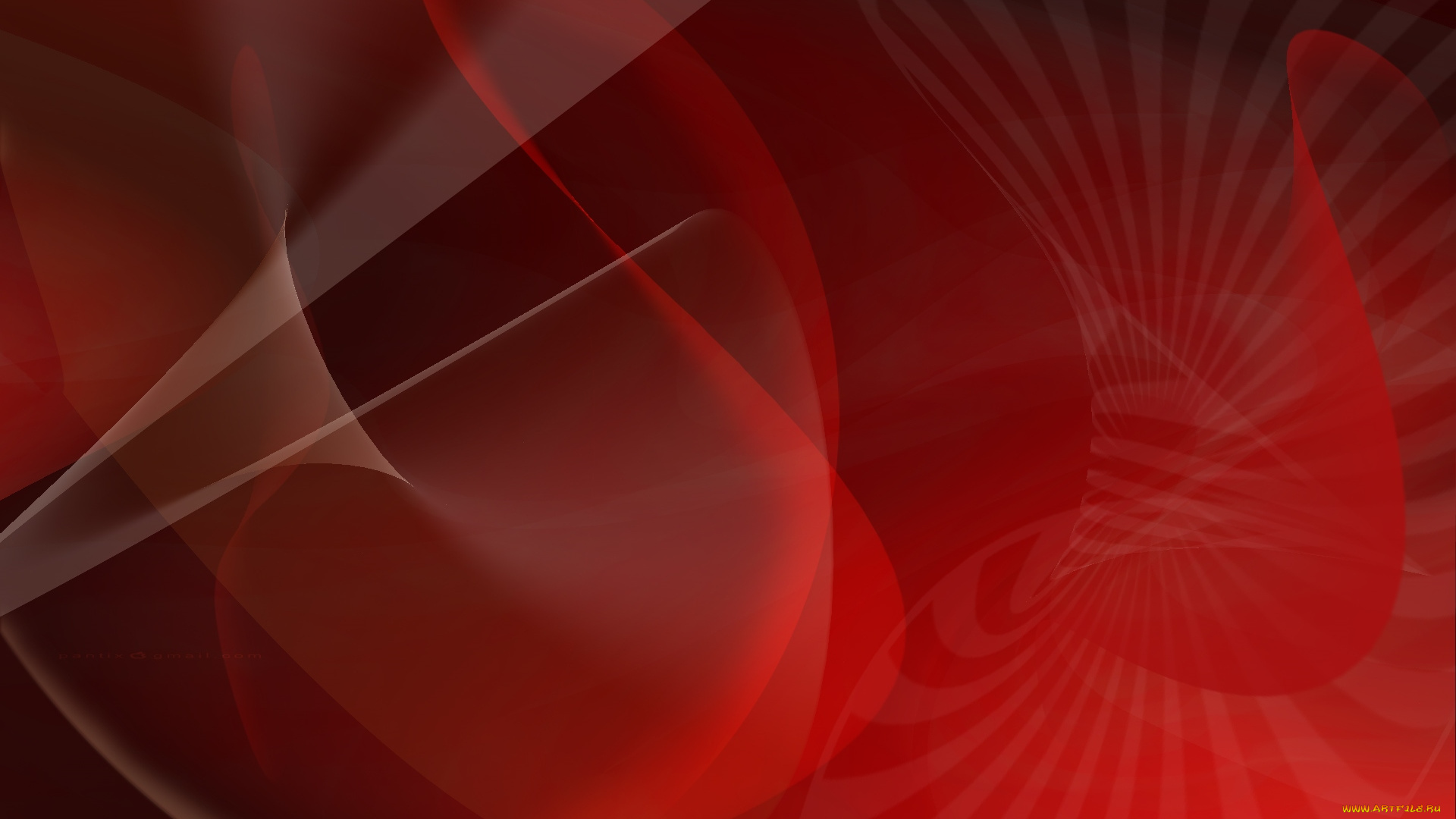 векторная, графика, графика, красный