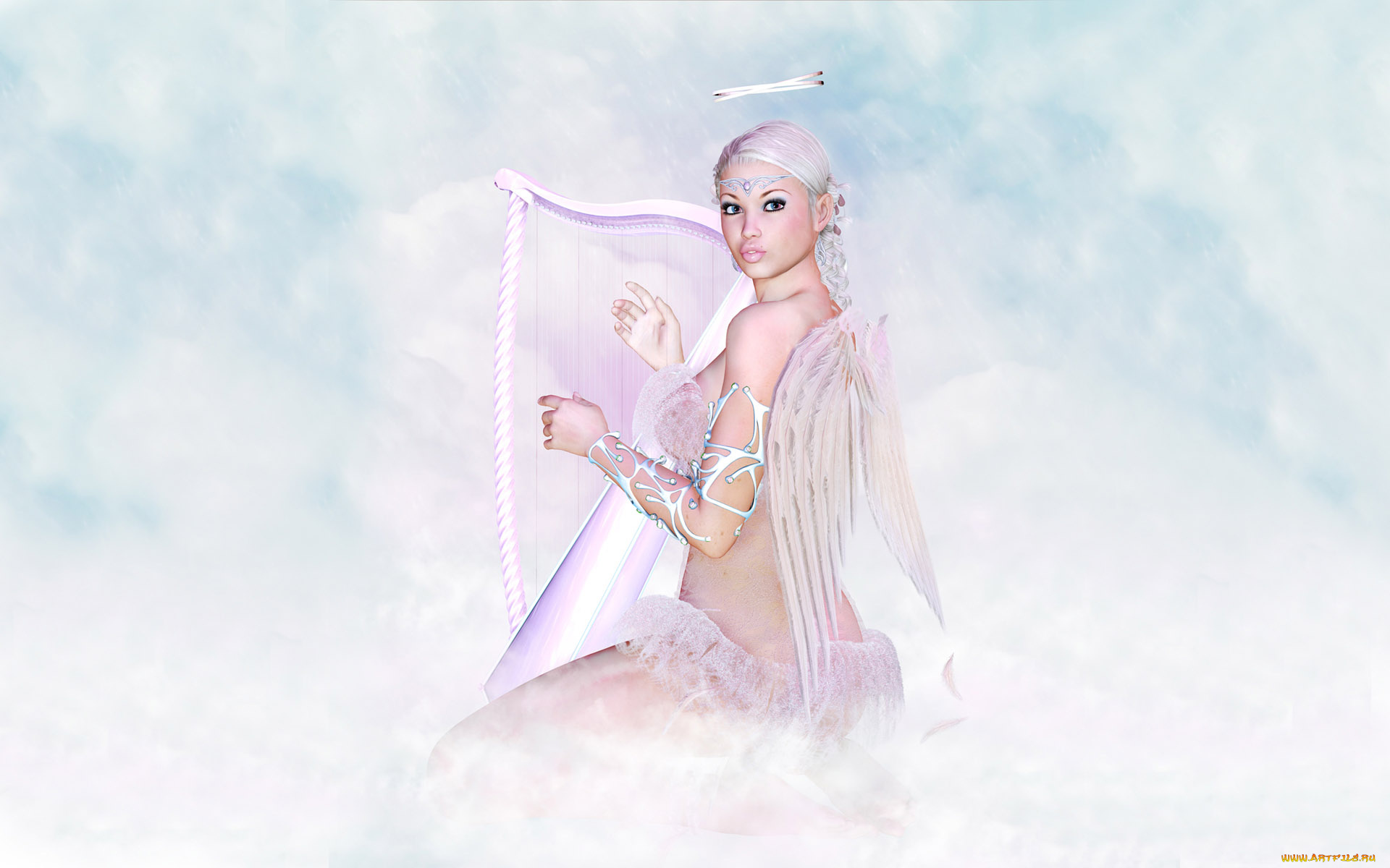 3д, графика, ангел, , angel, ангел