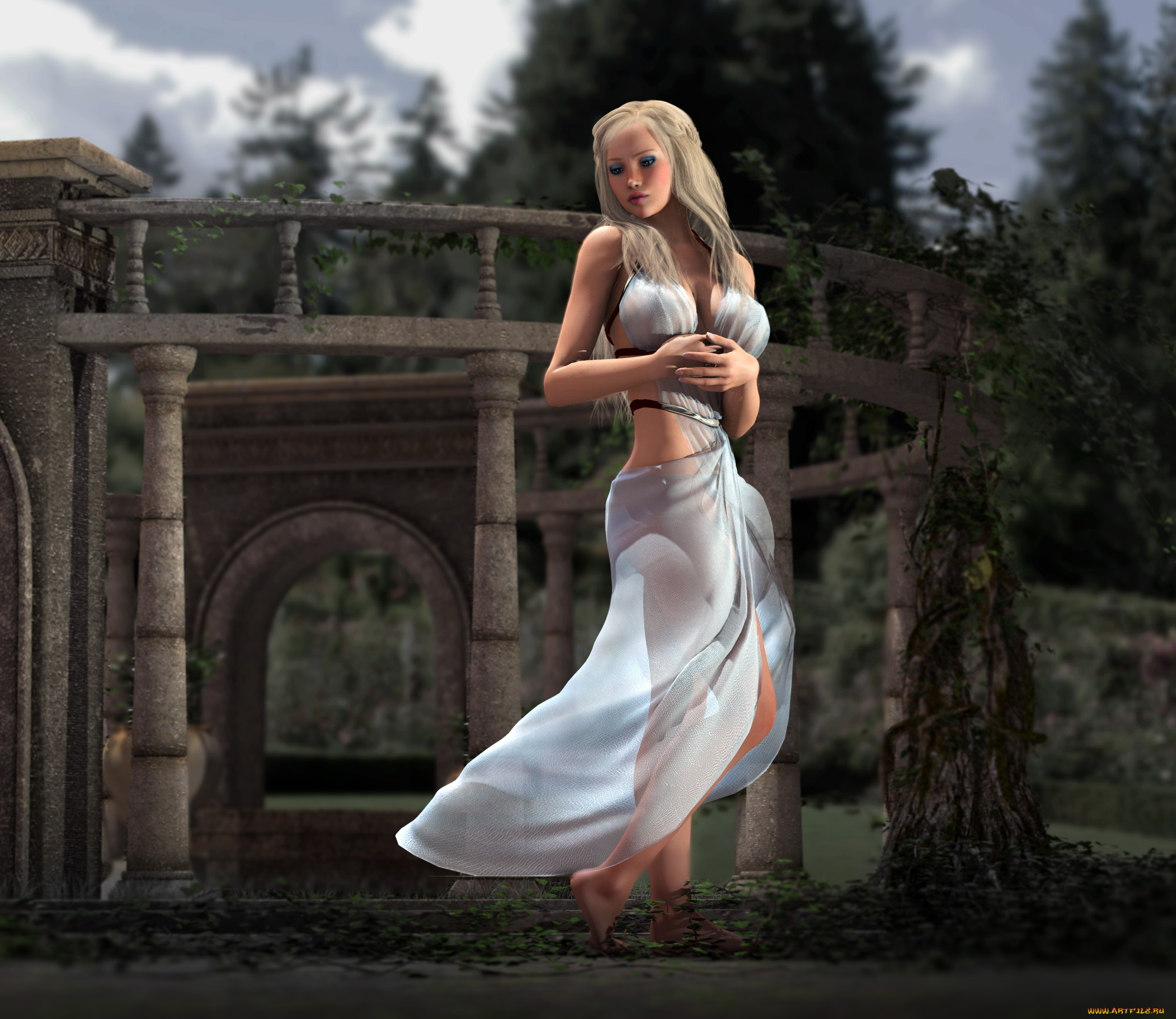 3д, графика, люди, , people, взгляд, девушка