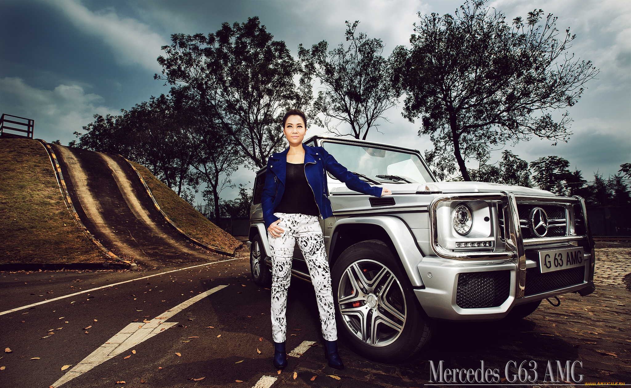 mercedes, g63, amg, автомобили, авто, с, девушками, азиатка, mercedes