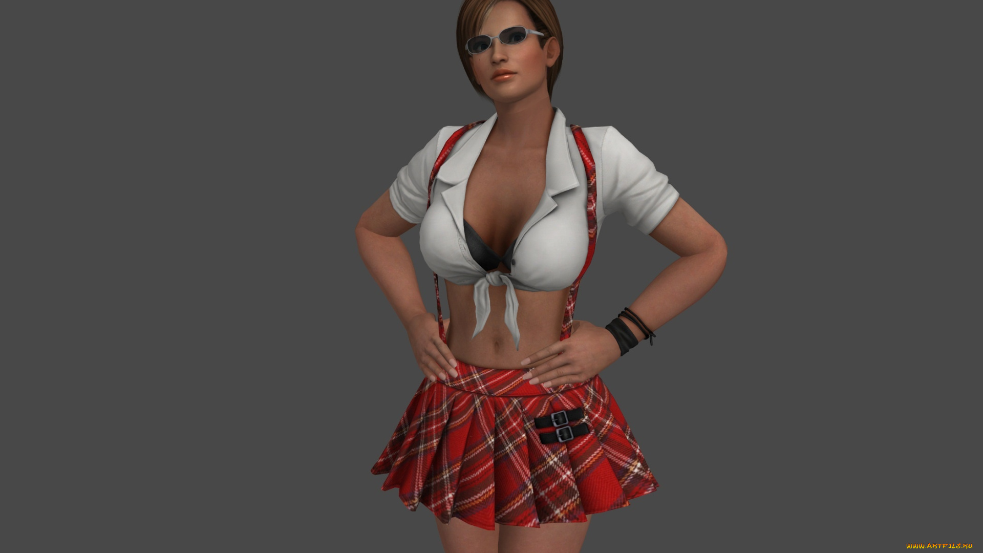 3д, графика, люди, , people, девушка, взгляд, фон