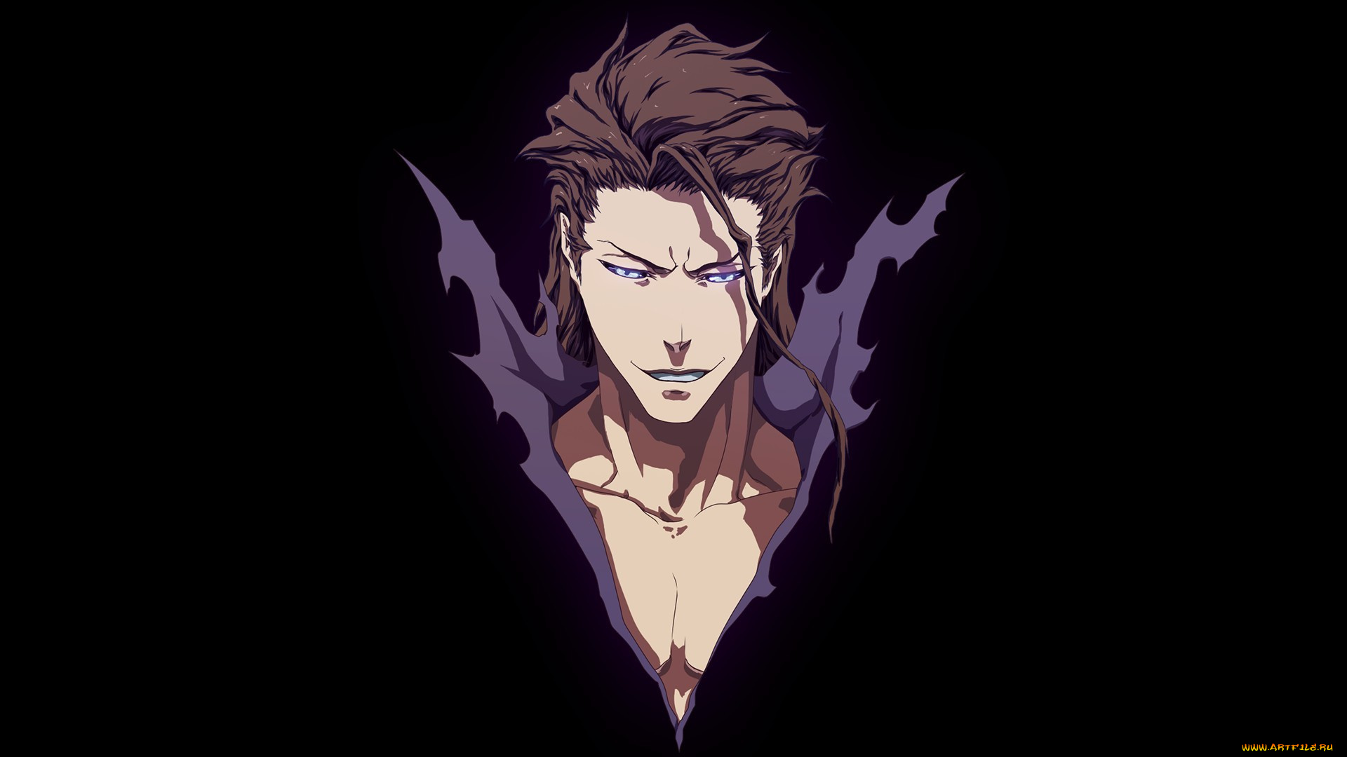 аниме, bleach, by, 132jester, aizen, sousuke