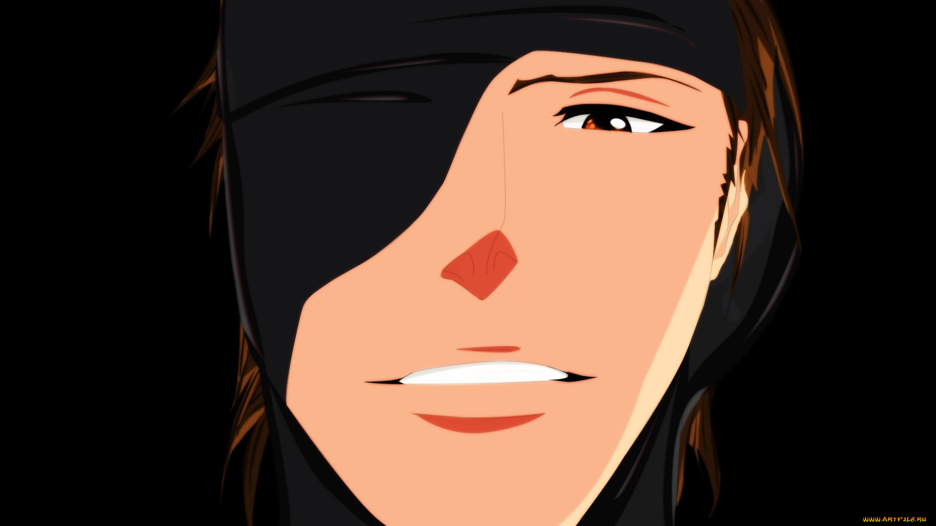 аниме, bleach, sousuke, aizen, by, kuroscz