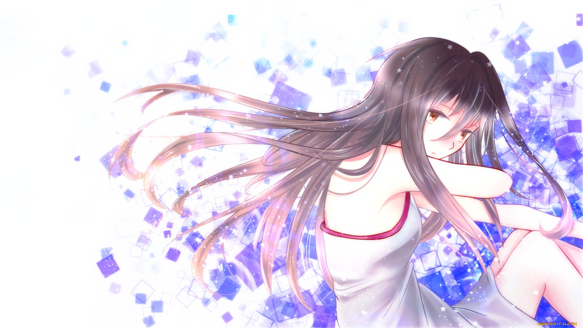 аниме, vocaloid, kokone, арт, девушка