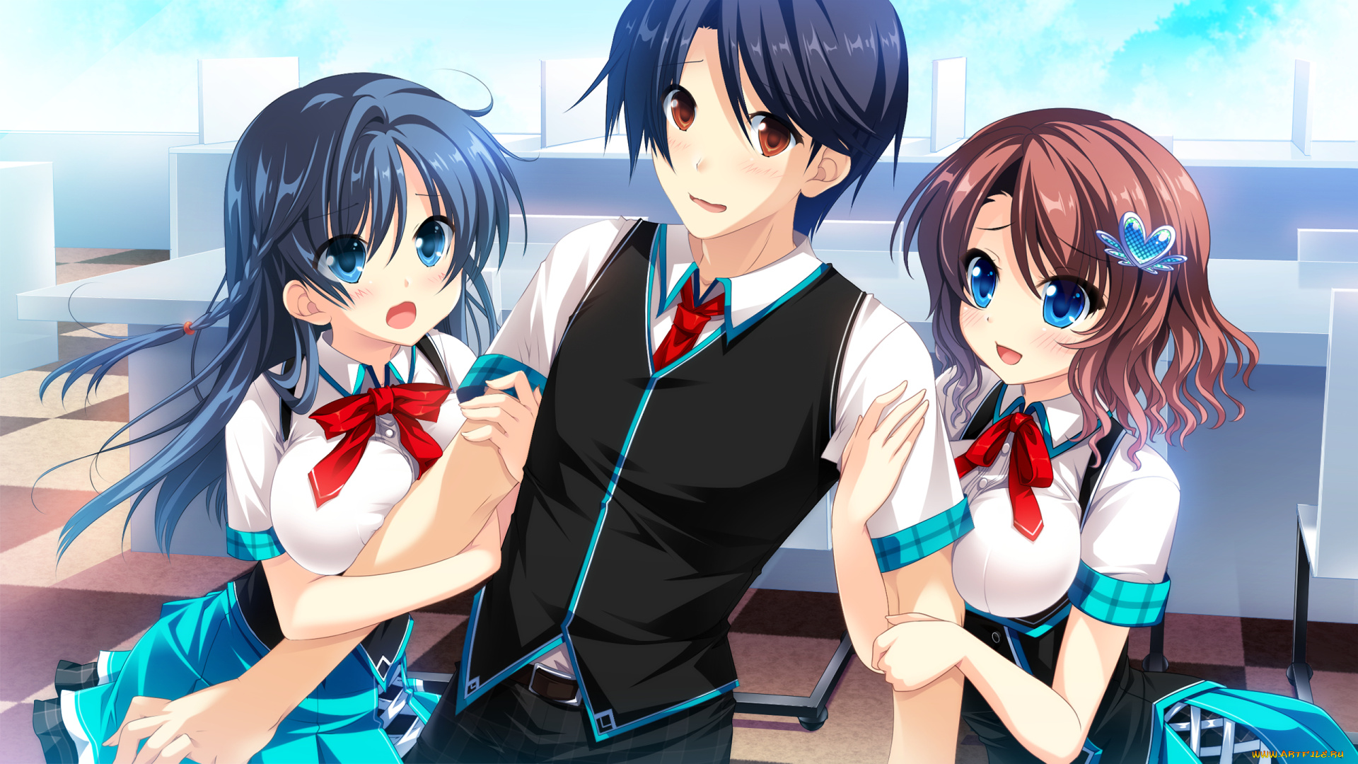 cocoro, а, function, аниме, unknown, , другое, cocoro, а, function, yuzuriha, hijiri, нарасхват, парень, девушки