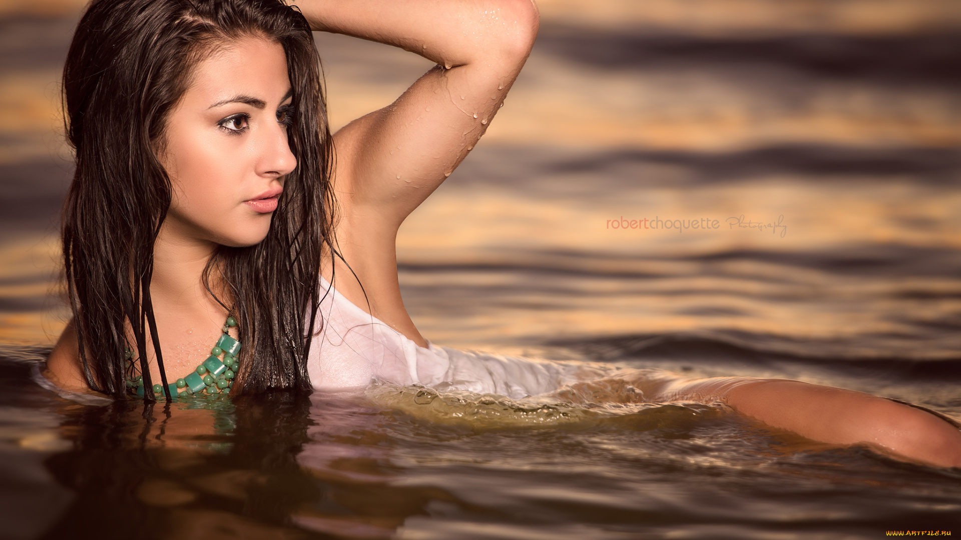 девушки, -unsort, , брюнетки, , шатенки, профиль, волосы, брюнетка, вода