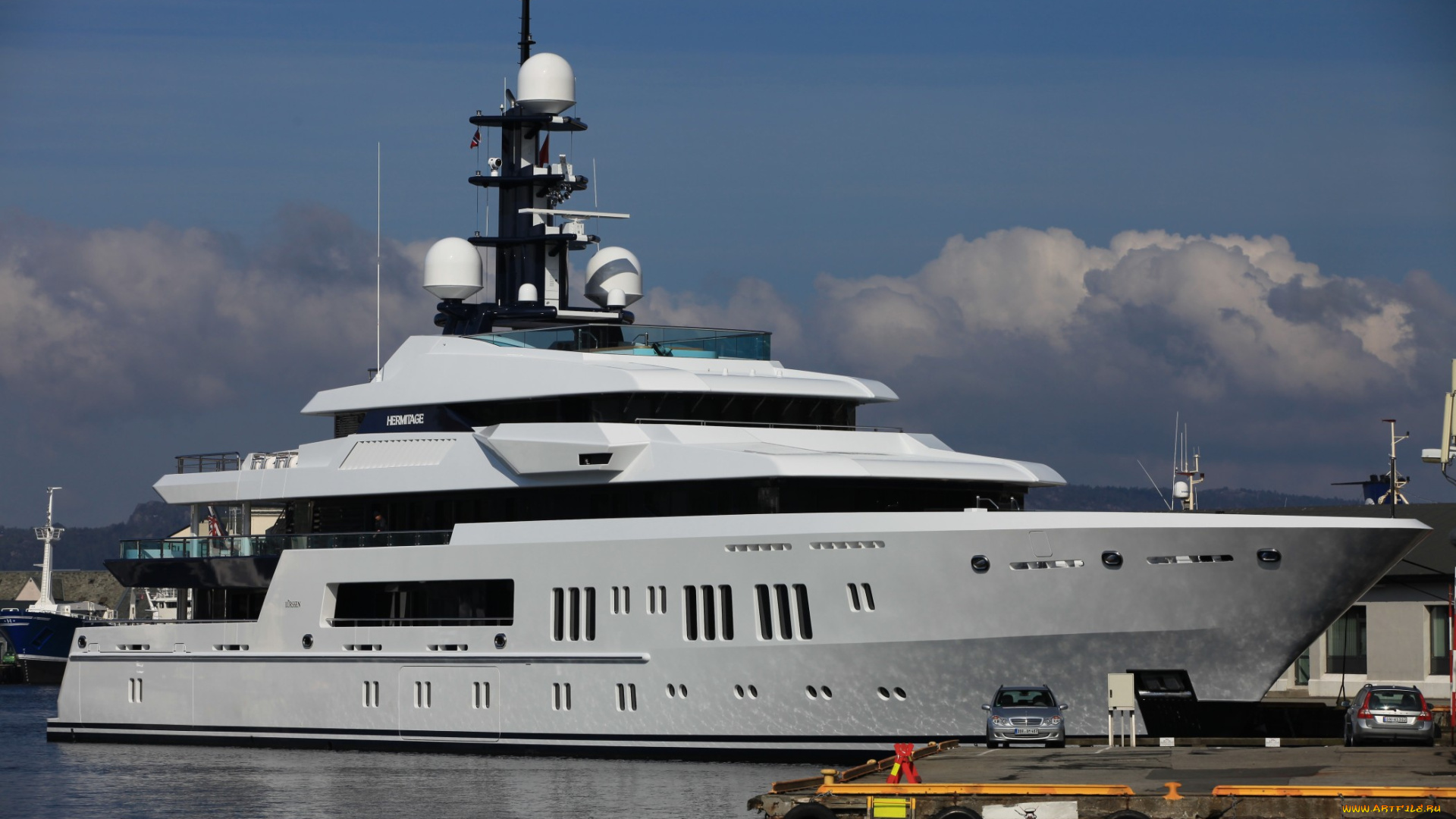 hermitage, корабли, Яхты, суперяхта