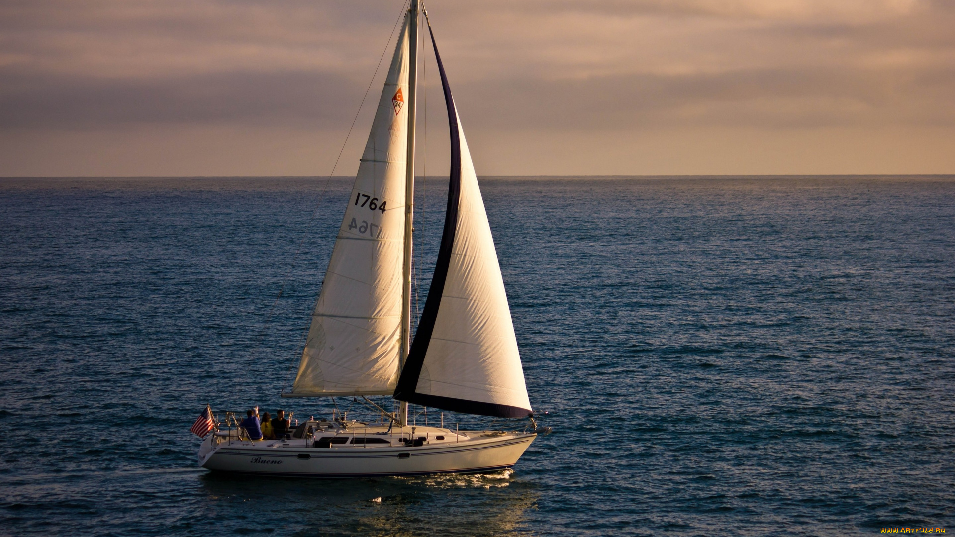 корабли, парусники, паруса, тихий, океан, яхта, калифорния, california, pacific, ocean, горизонт