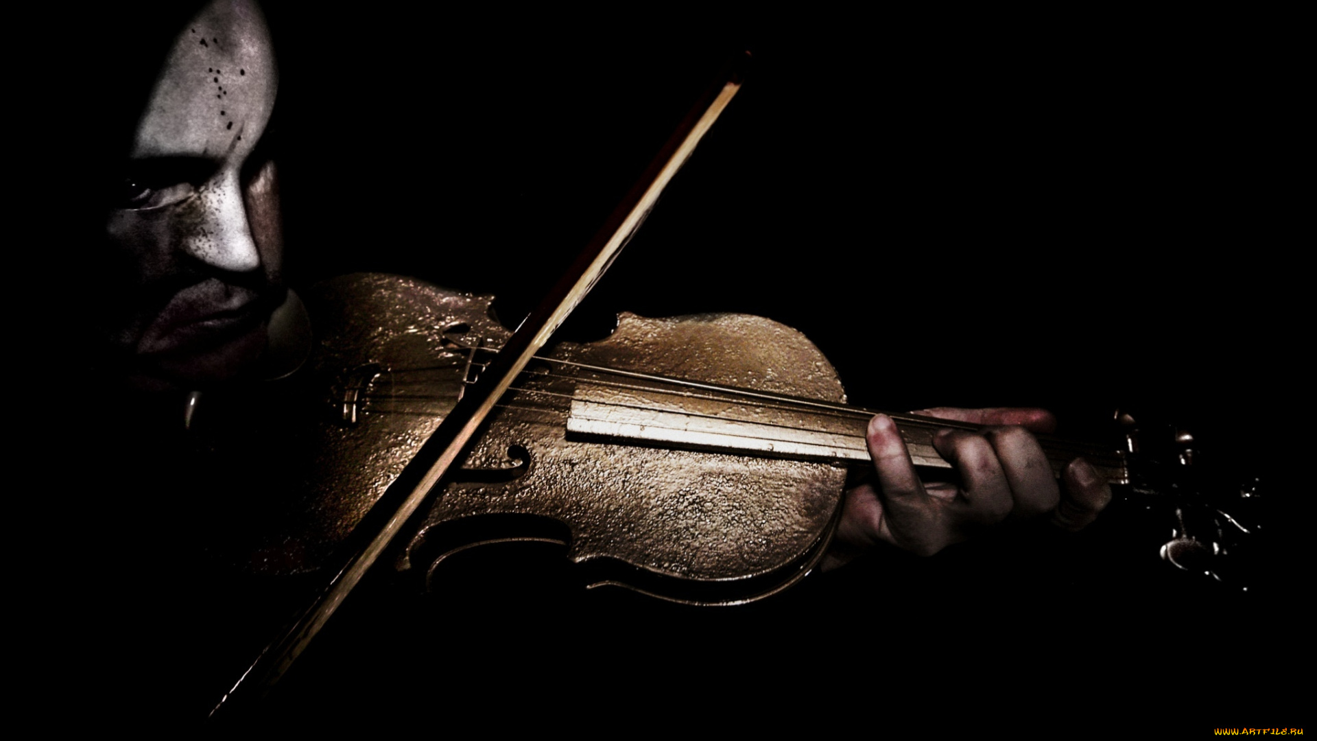 музыка, -, другое, фон, скрипка