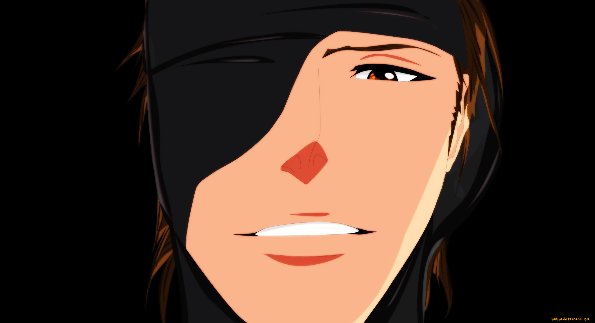 аниме, bleach, sousuke, aizen, by, kuroscz