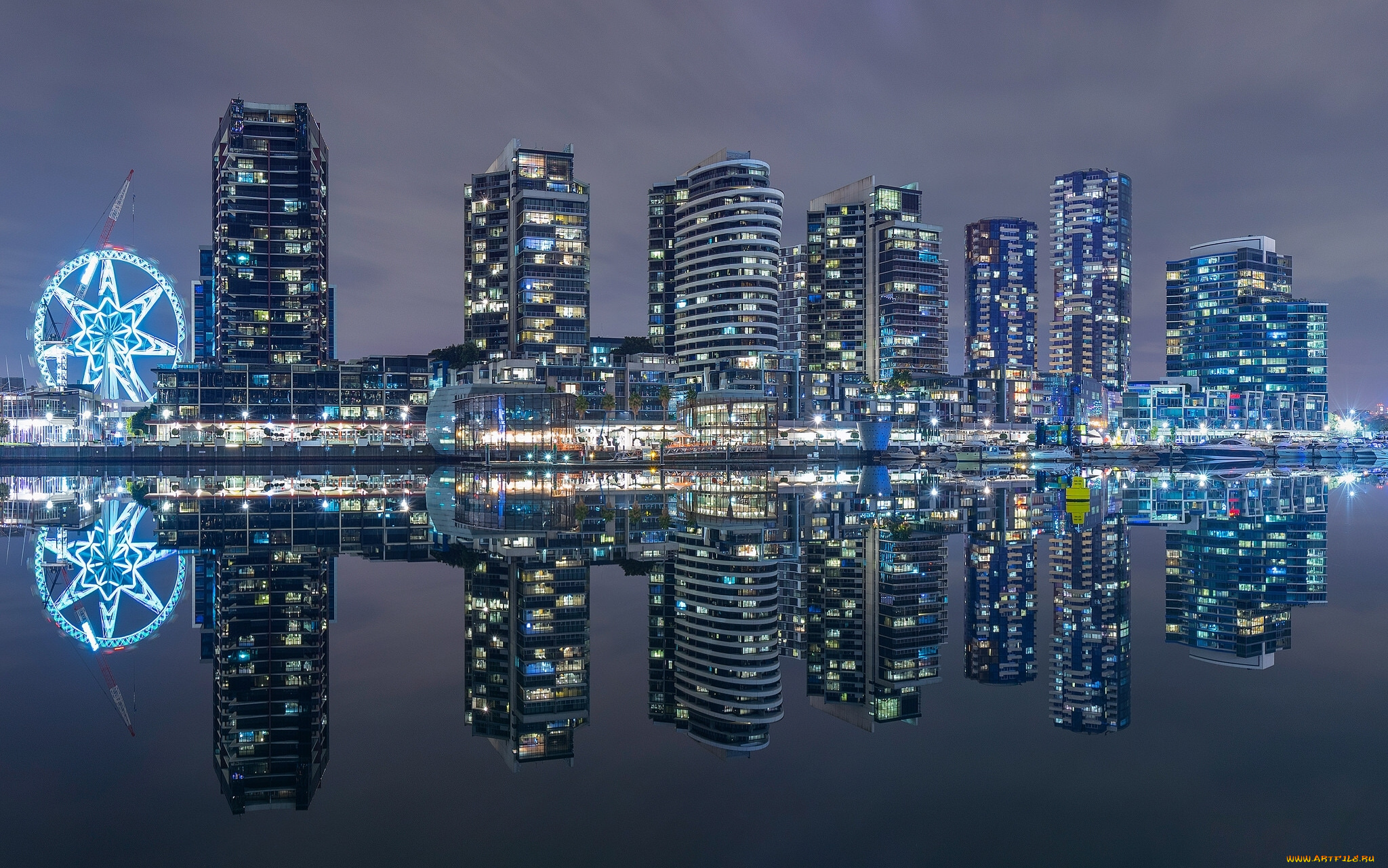 города, мельбурн, , австралия, небоскрёбы, набережная, victoria, harbour, здания, бухта, ночной, город, виктория, харбор, melbourne, australia, мельбурн