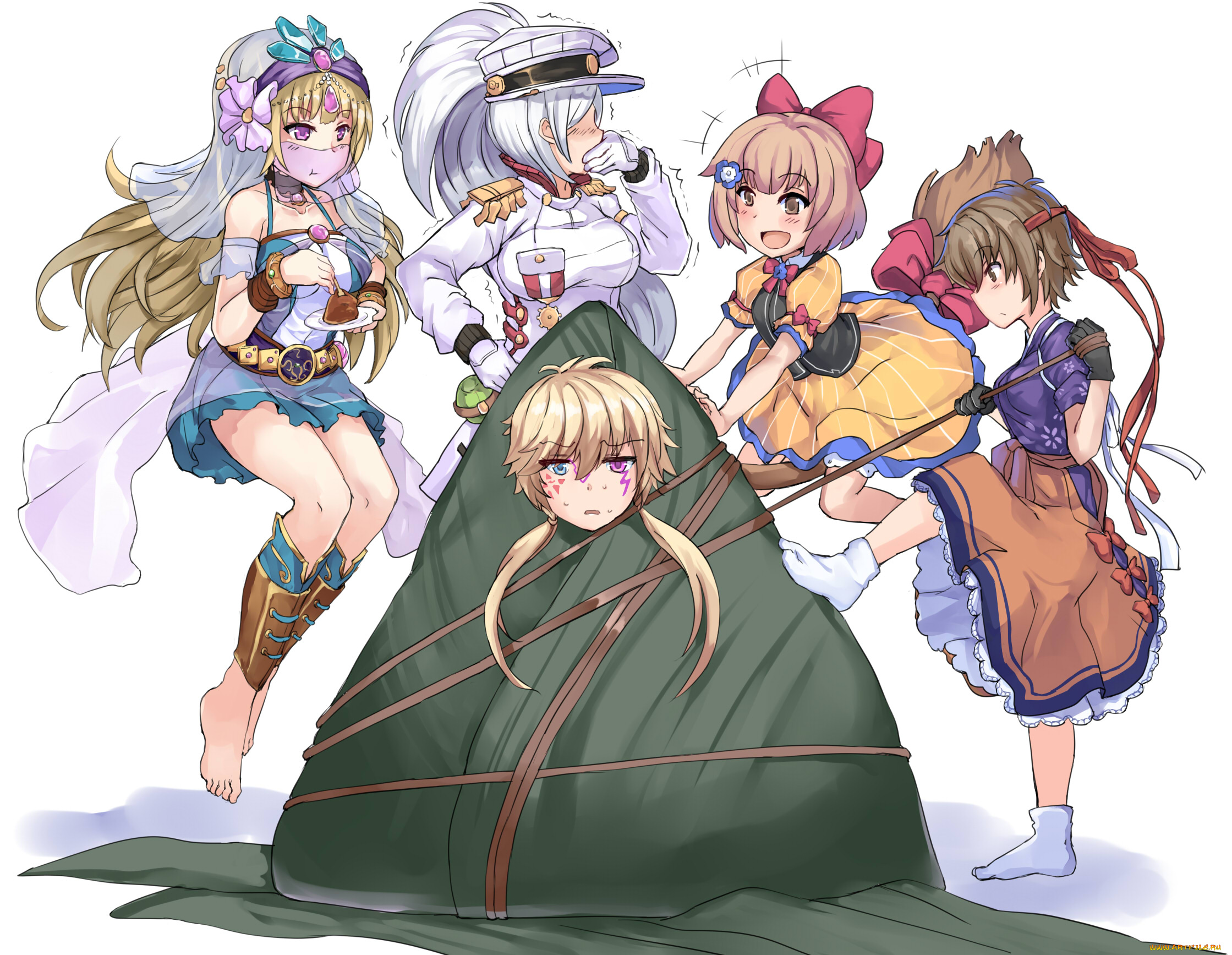 аниме, unknown, , другое, девушки, lu, hao, liang, арт