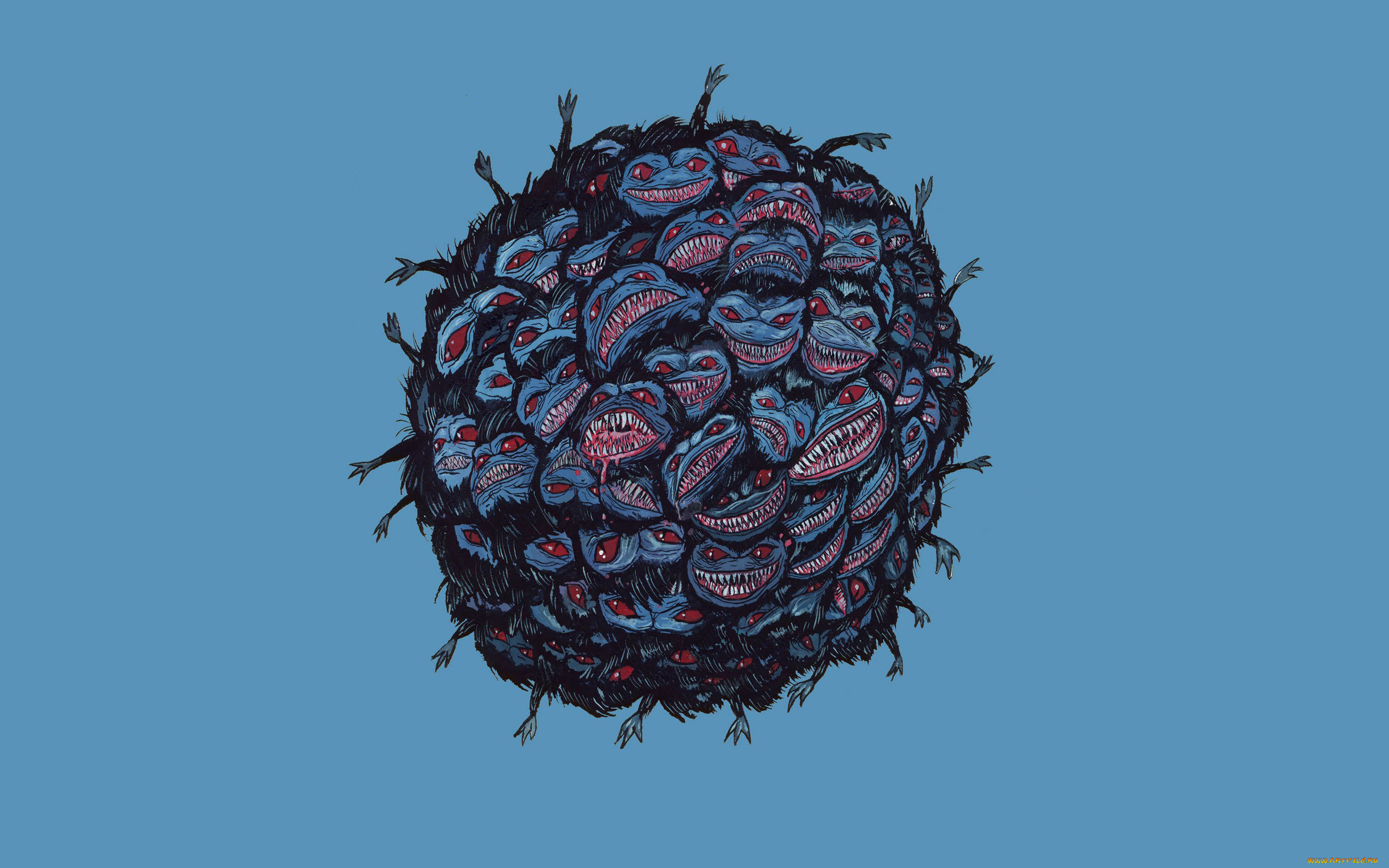 зубастики, рисованное, кино, critters