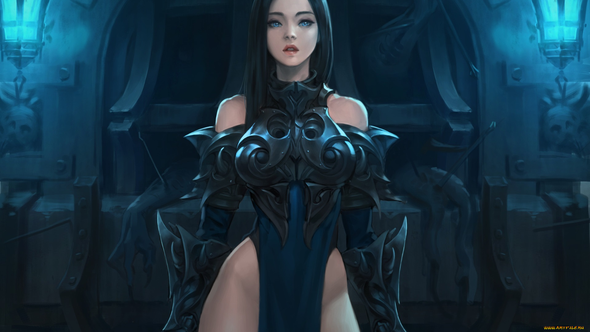 фэнтези, девушки, девушка, daeho, cha