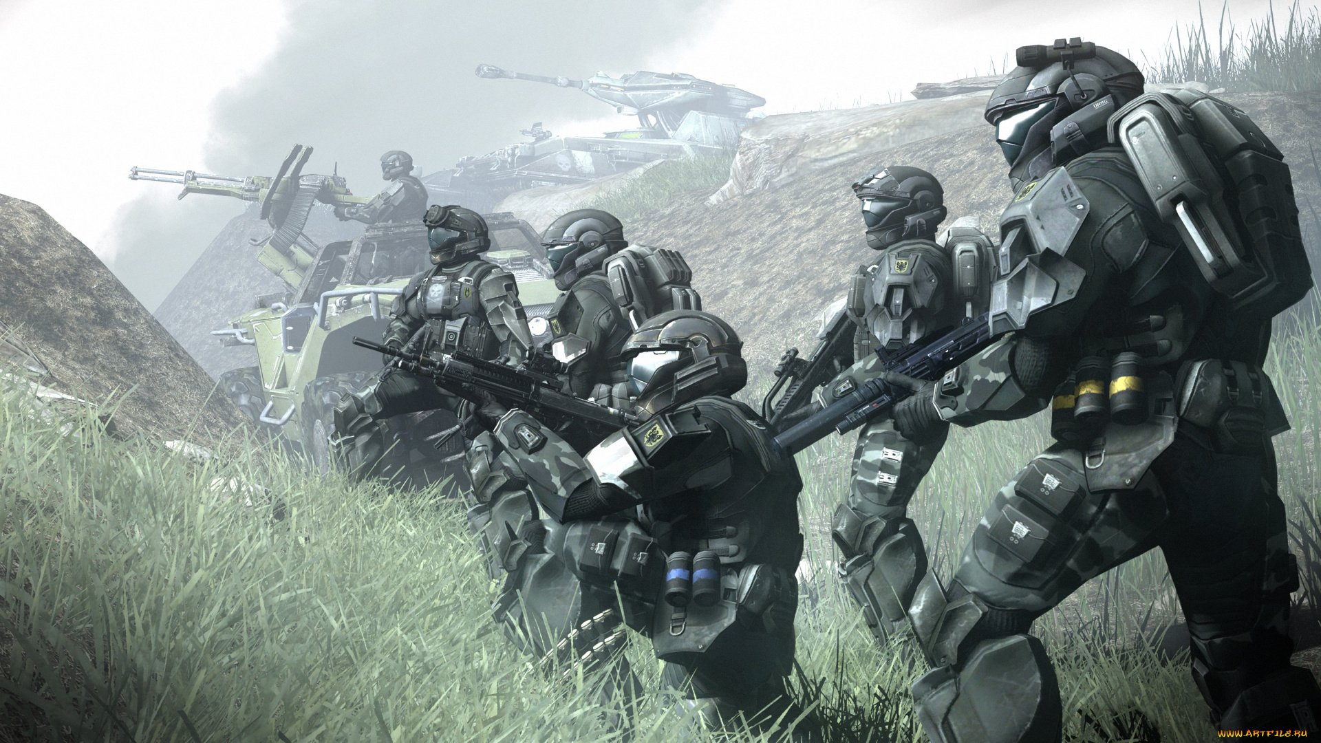 halo, 3, , odst, видео, игры, солдаты, оружие