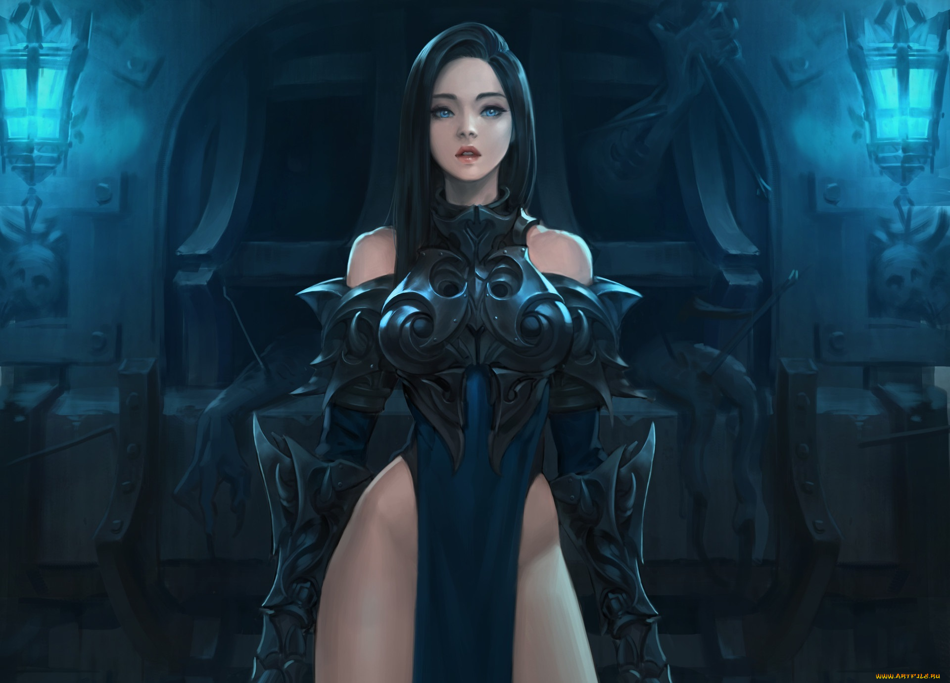 фэнтези, девушки, девушка, daeho, cha