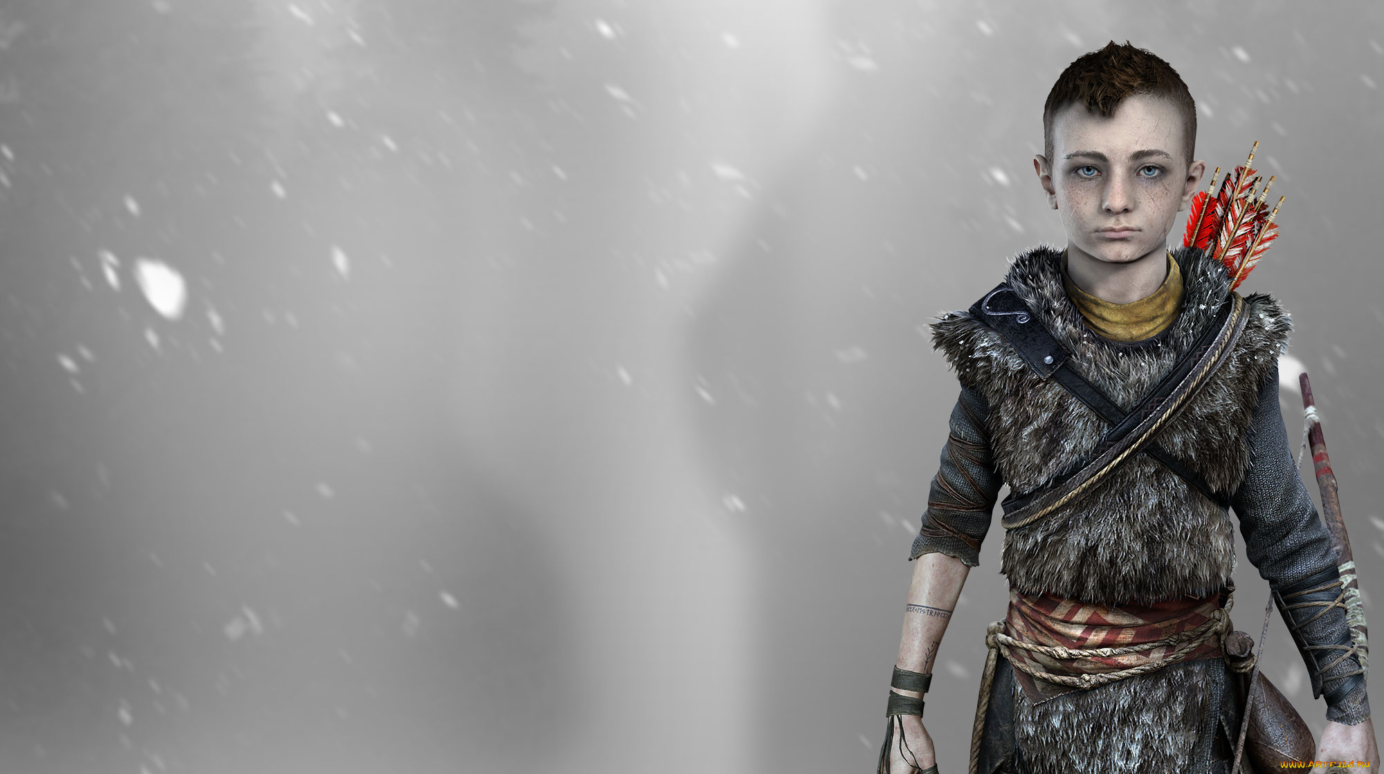 видео, игры, god, of, war, iv, персонаж