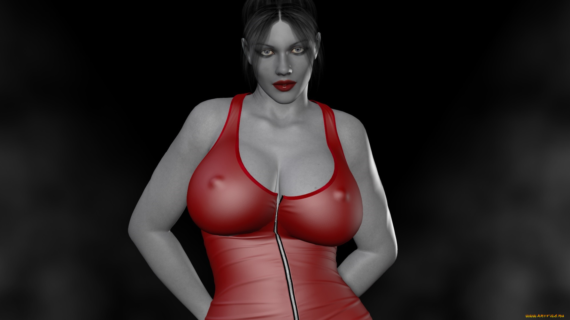 3д, графика, люди, , people, девушка, фон, взгляд