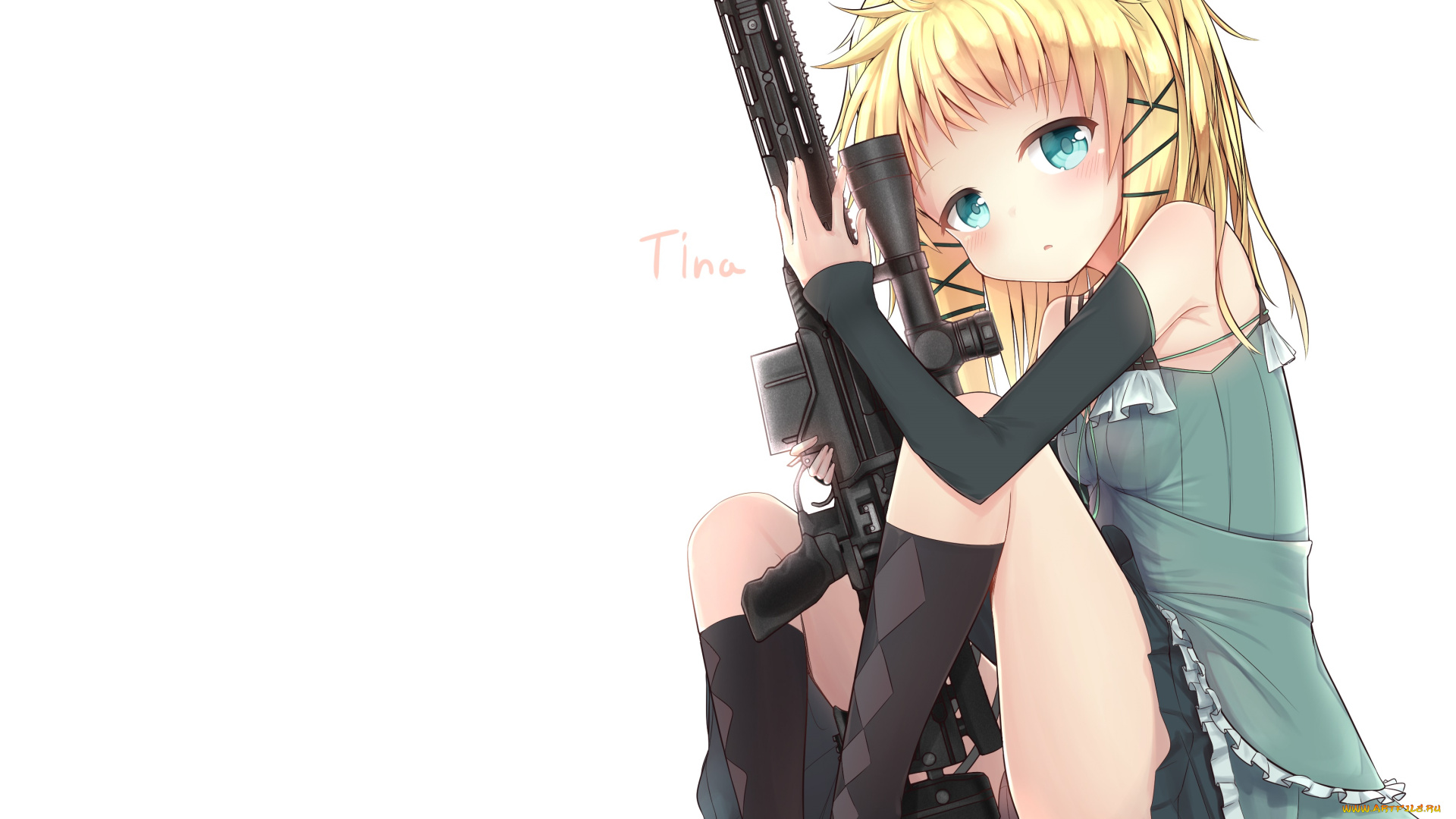 аниме, black, bullet, девочка