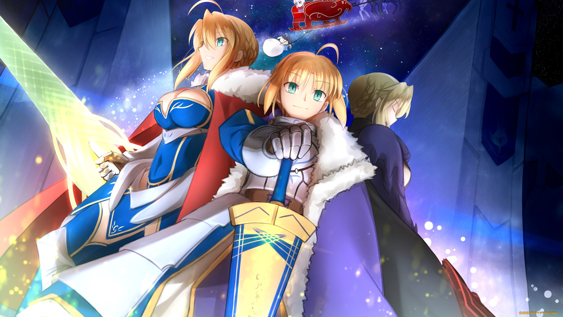 аниме, fate, stay, night, grand, order