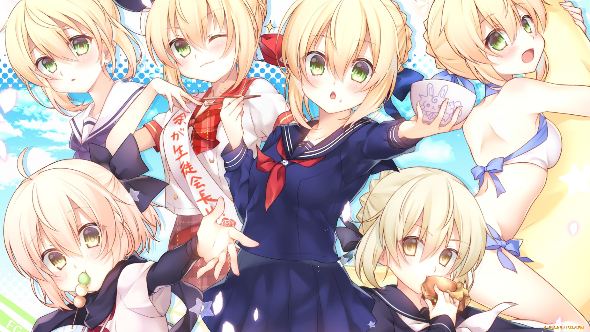 аниме, fate, stay, night, grand, order