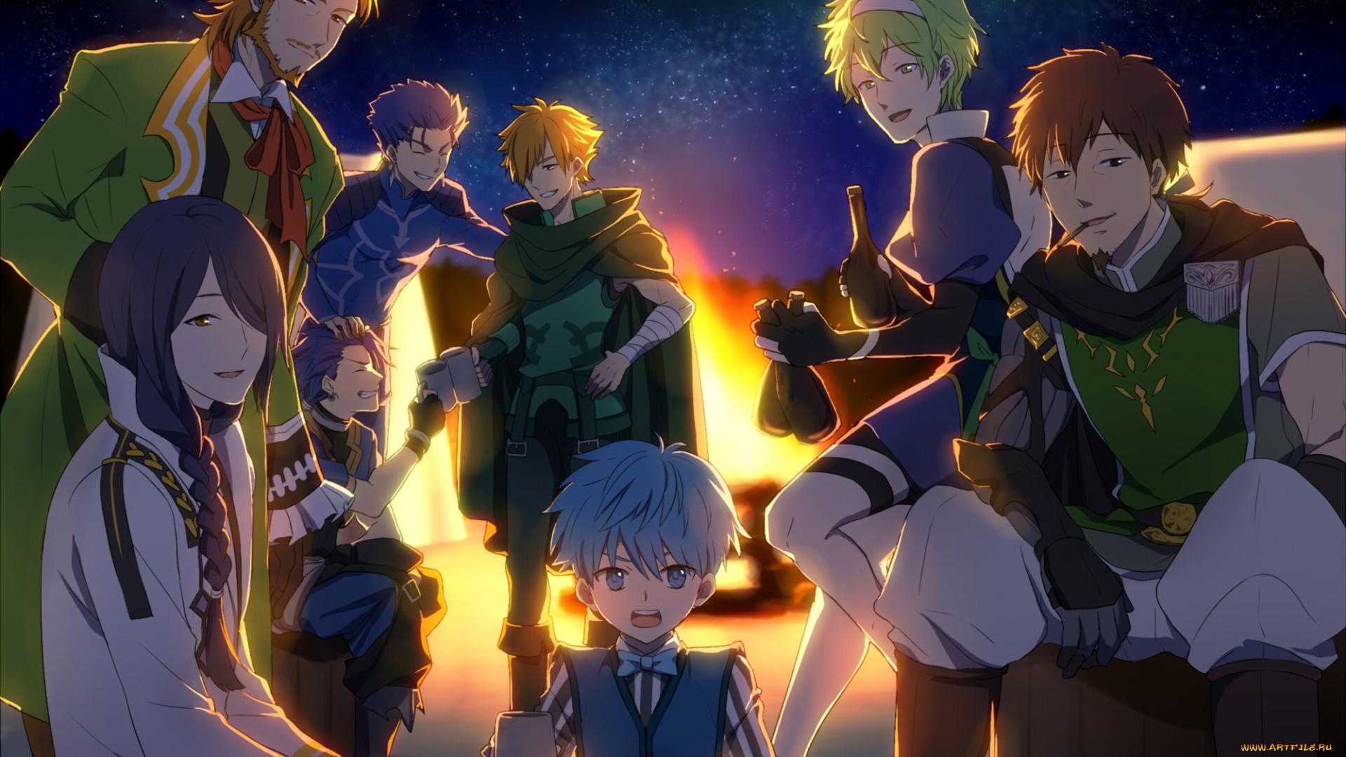 аниме, fate, stay, night, grand, order