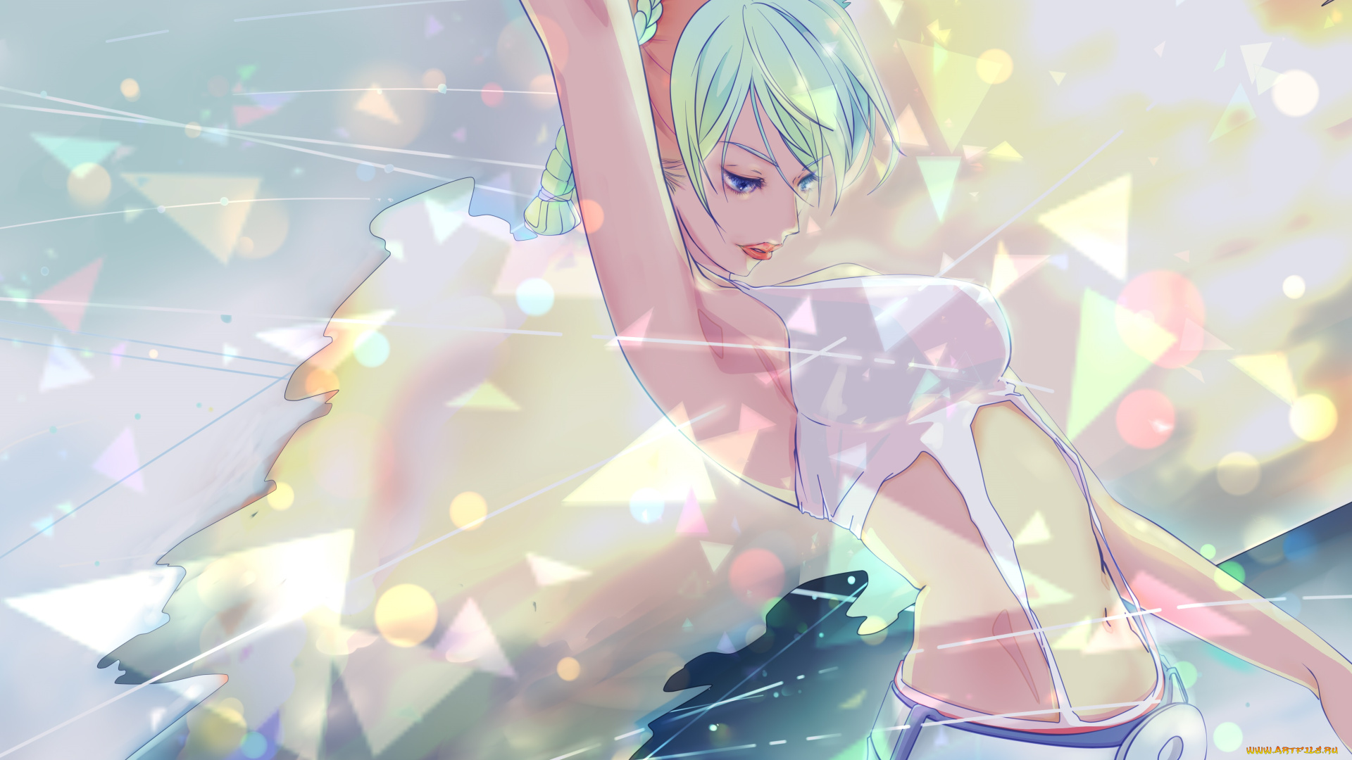 аниме, jojo`s, bizarre, adventure, девушка