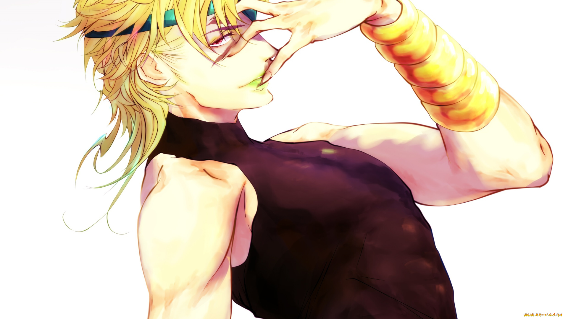 аниме, jojo`s, bizarre, adventure, парень