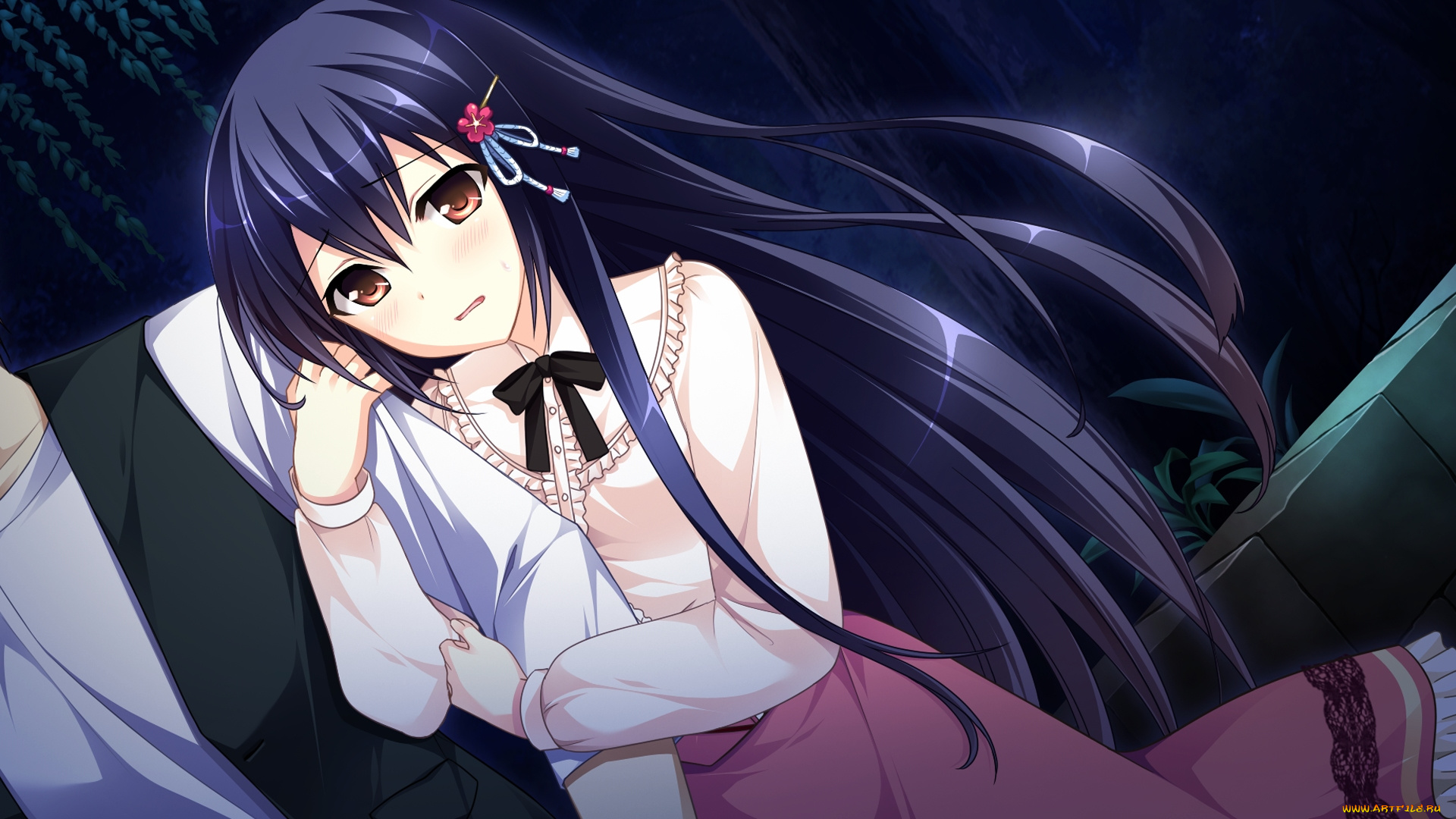 аниме, mote, sugite, shuraba, na, ore, фон, взгляд, девушка